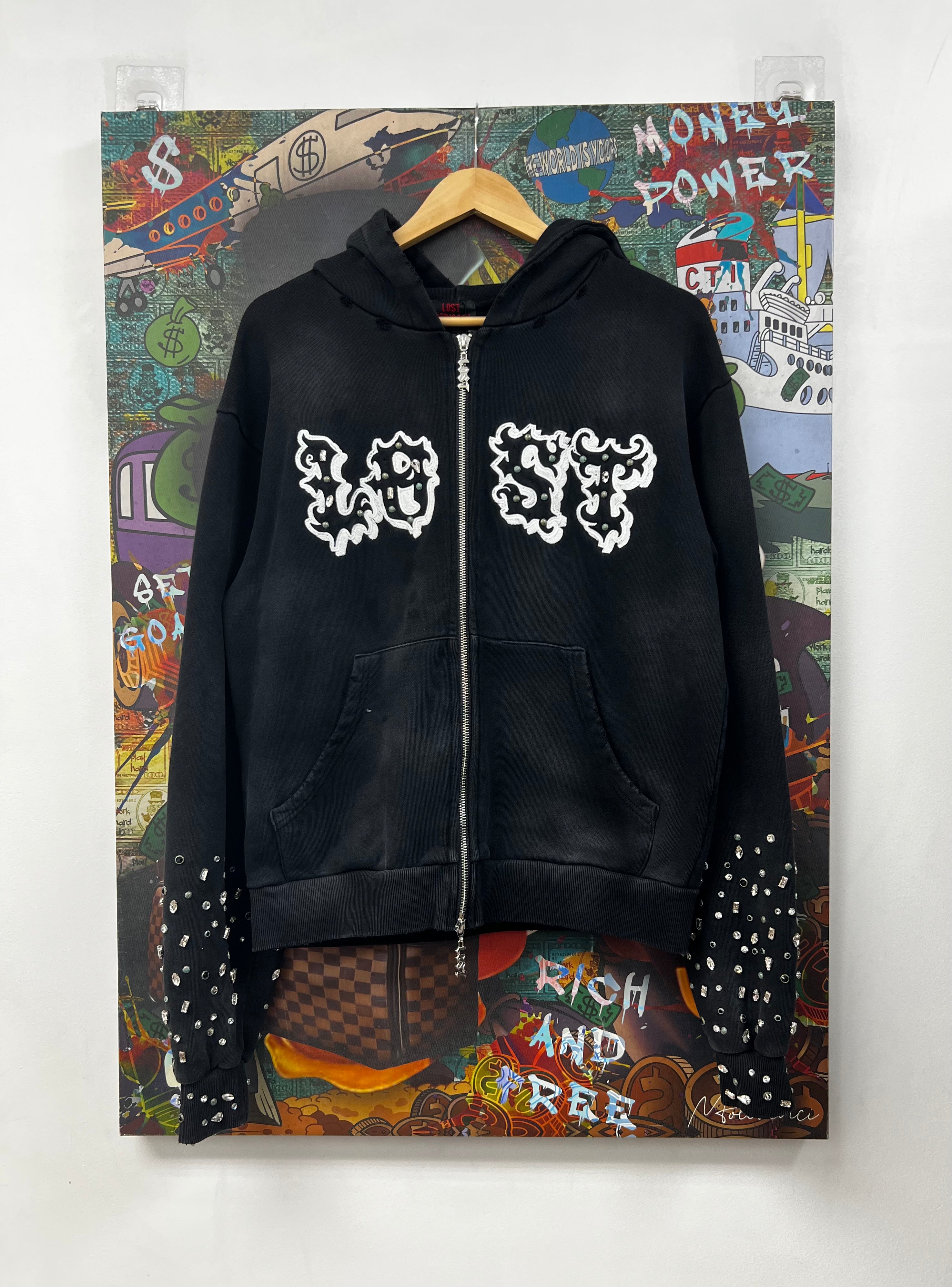 Lost Intricacy Black Patch 2.0 Zip Up
