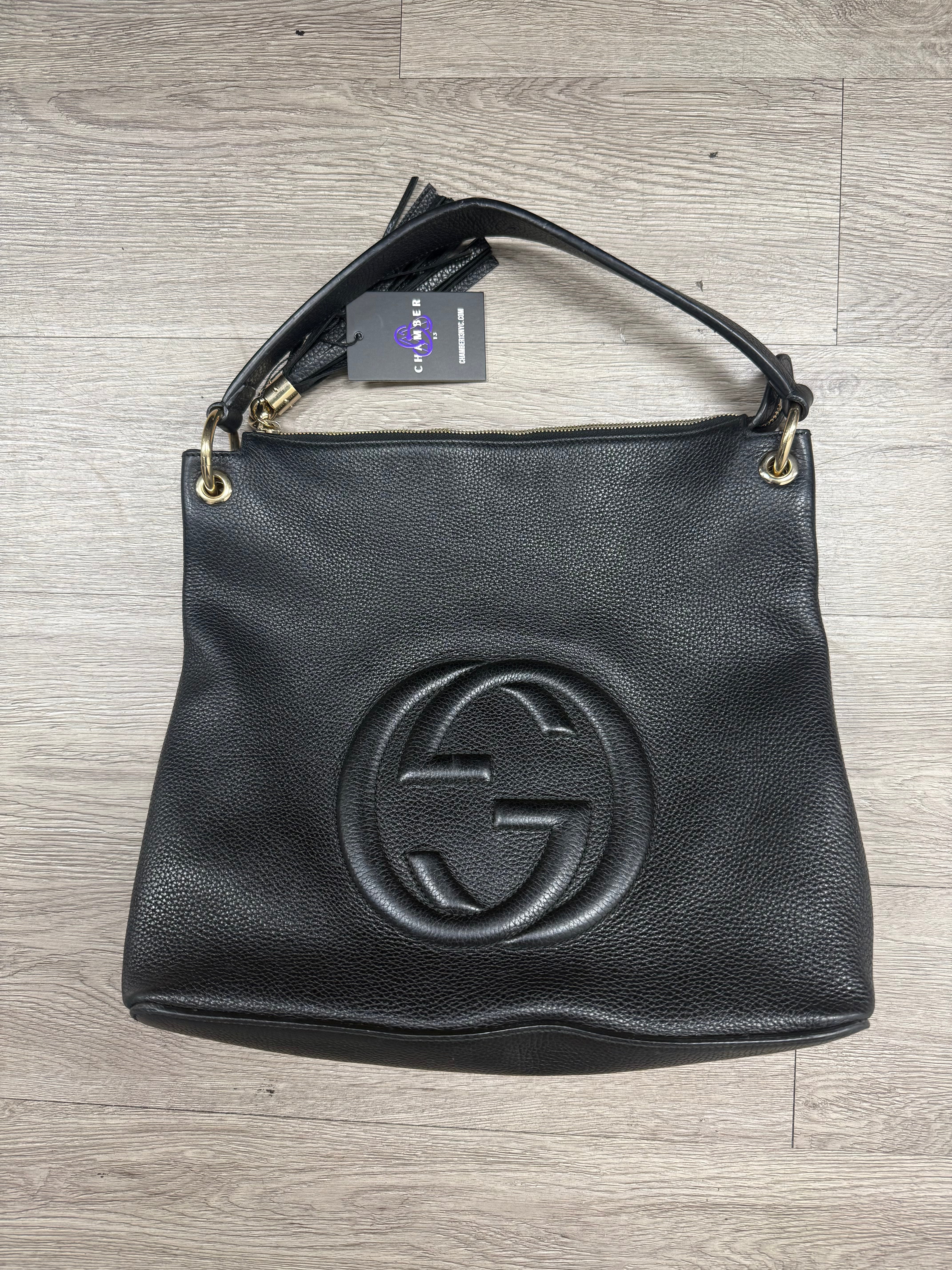 Gucci Black Hobo Bag