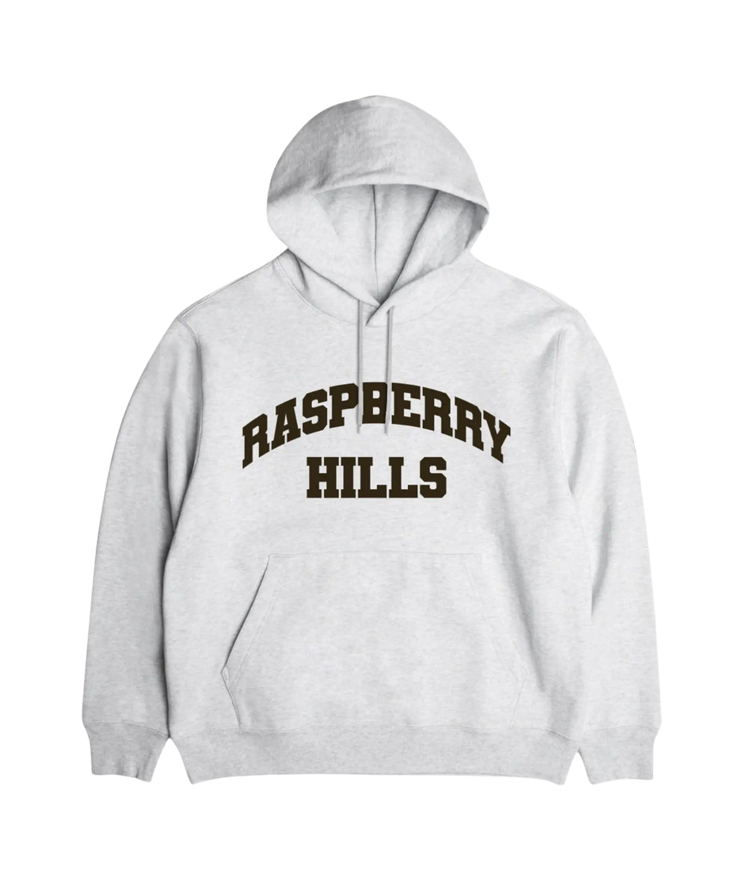 GV Gallery 'Classic Logo' Heather Grey & Brown Hoodie