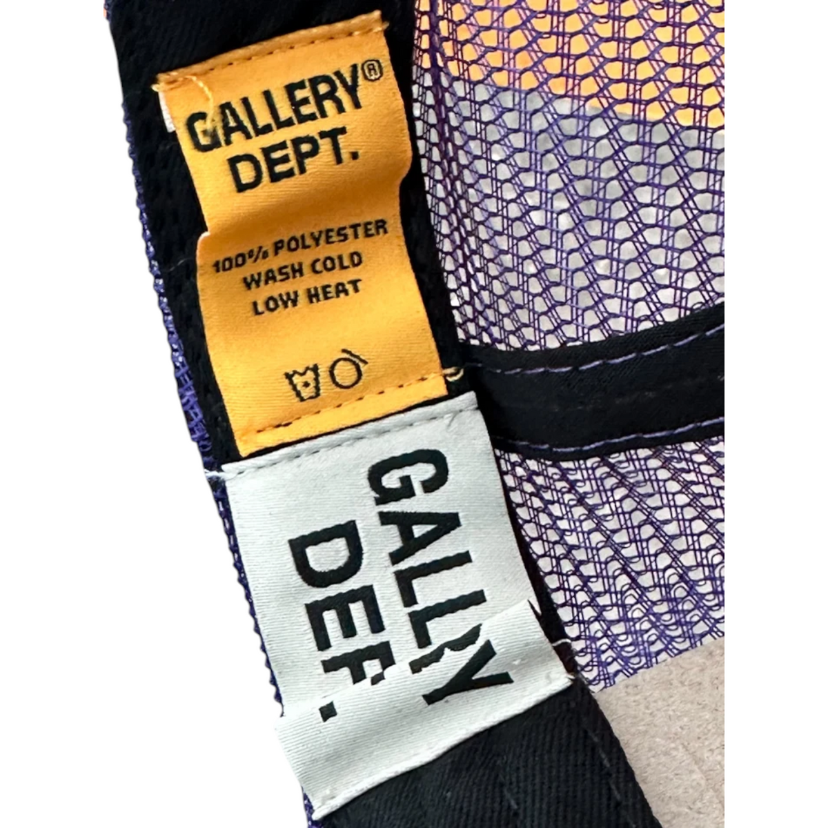 Gallery Cap French Logo Purple White New OS With Tags