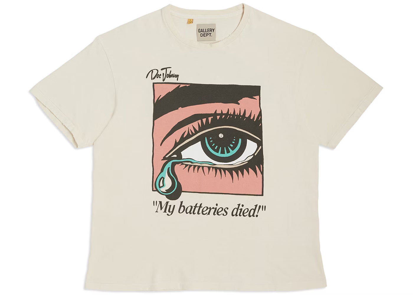 Gallery Dept Dead Batteries White Tee