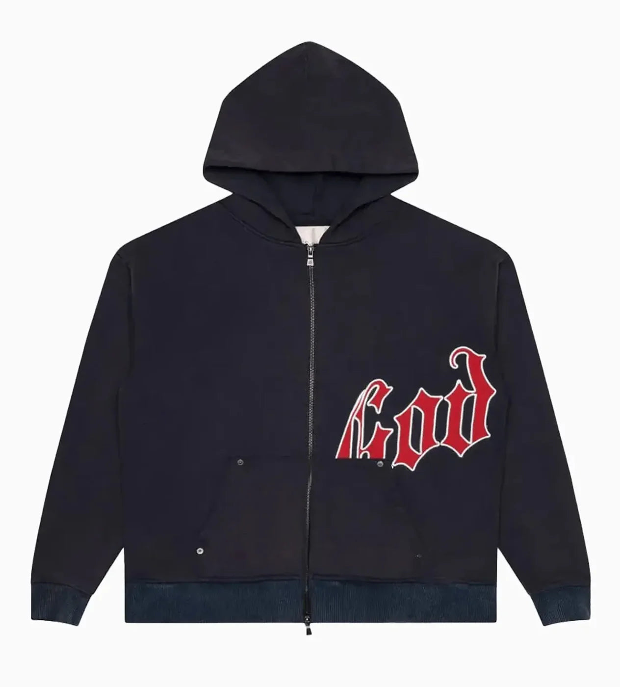 Godspeed OG Logo V2 Navy & Red Hoodie