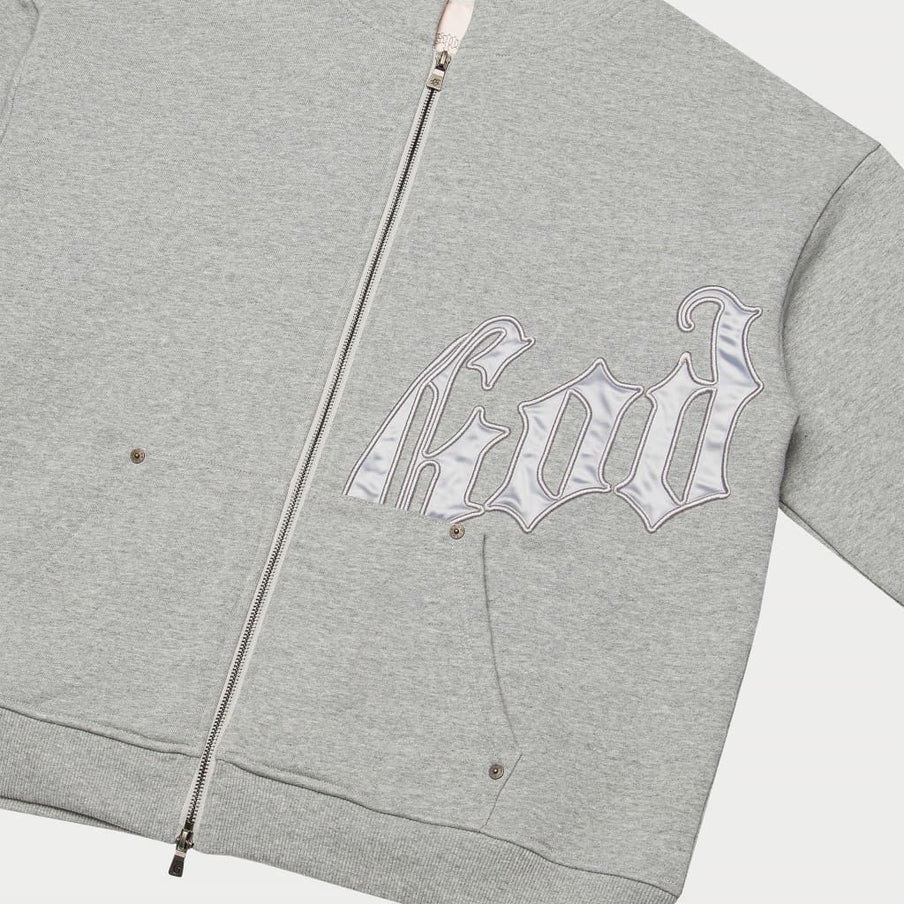 Godspeed OG Logo V2 Grey & Sliver Hoodie