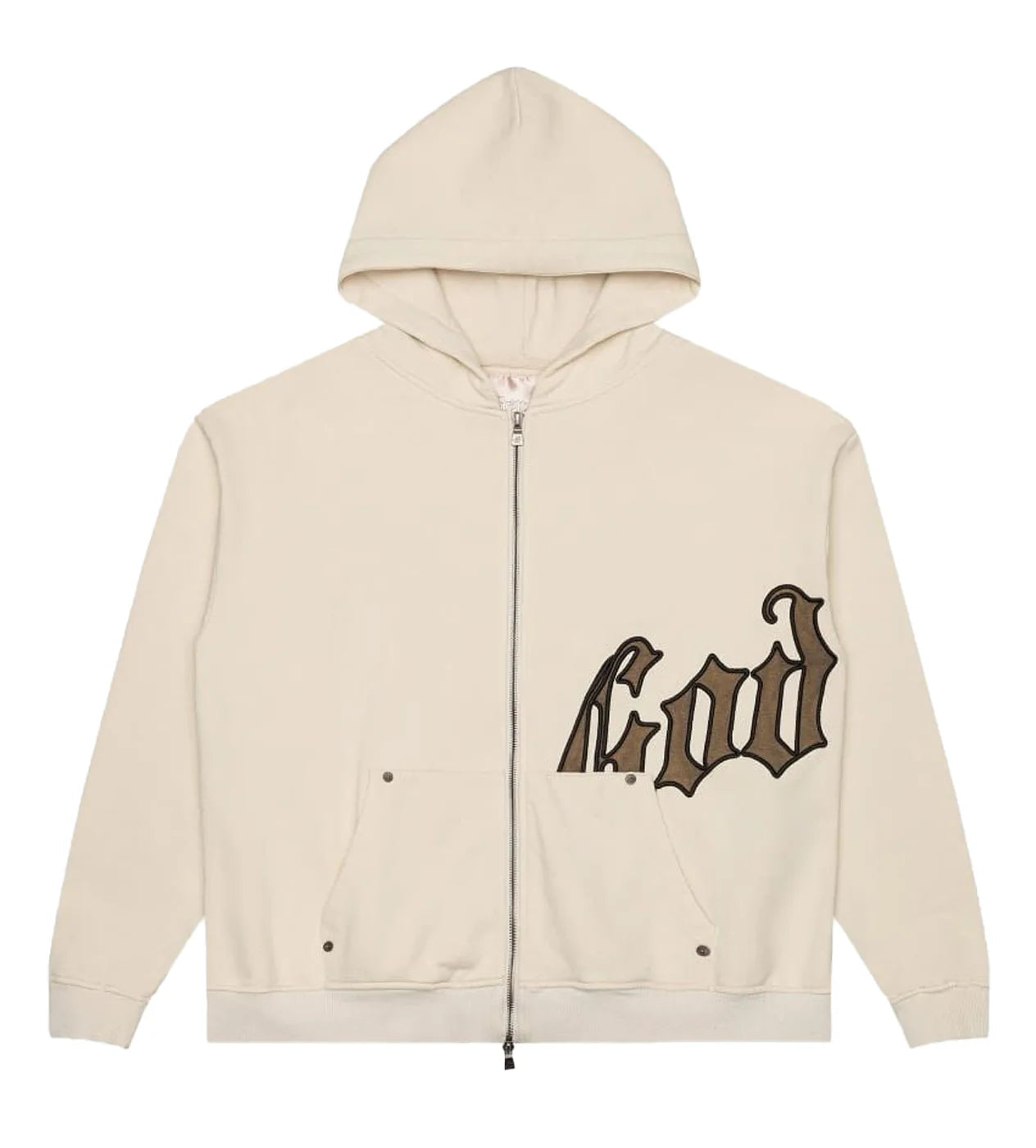 Godspeed OG Logo V2 Creme & Brolive Hoodie