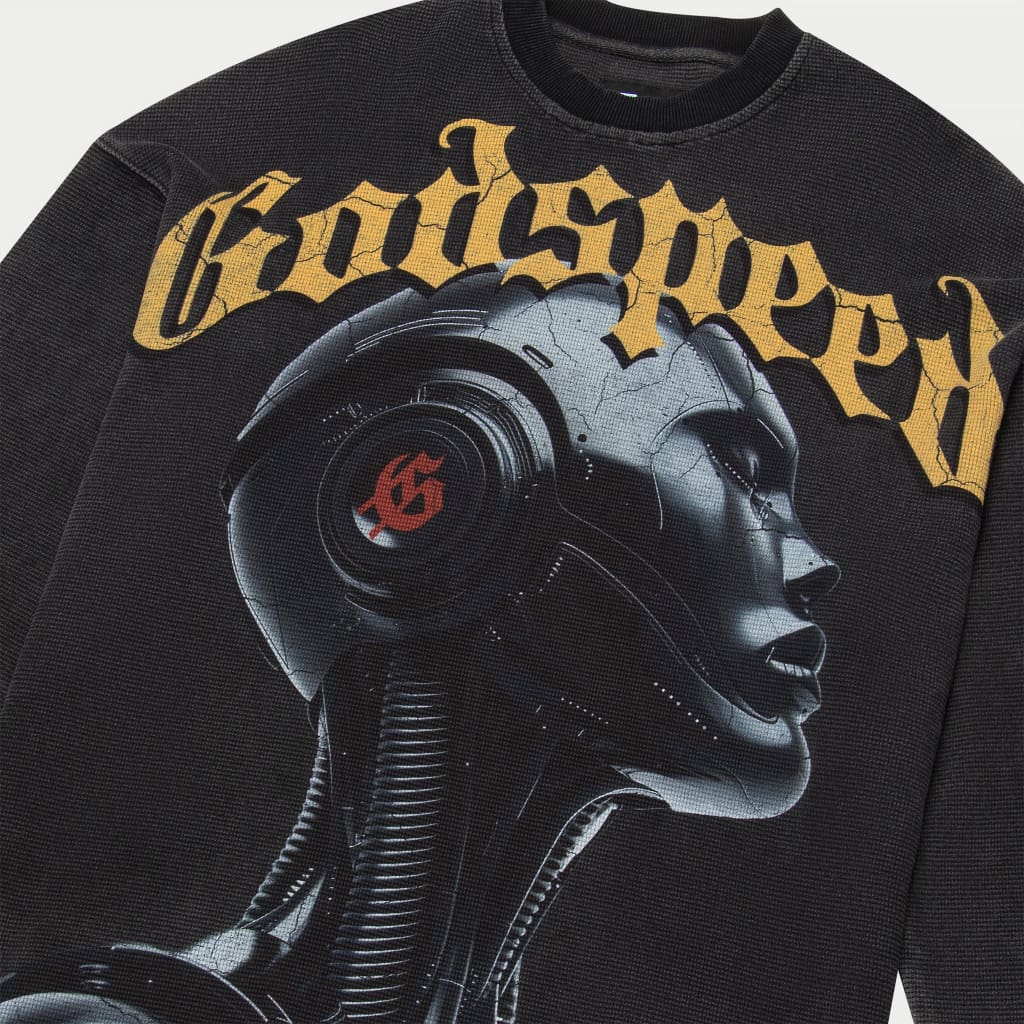 Godspeed 'Alexa' Black Wash LS Thermal