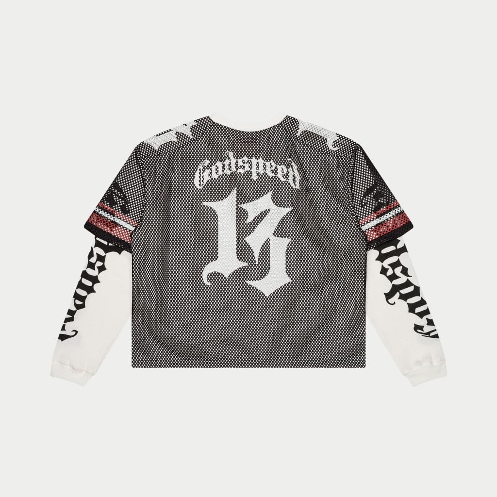 Godspeed 'Boom' TD Layered Black White & Red Jersey