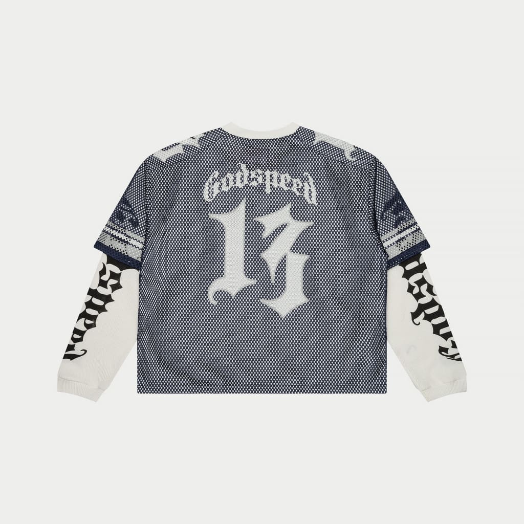 Godspeed 'Boom' TD Layered Navy & Grey Jersey
