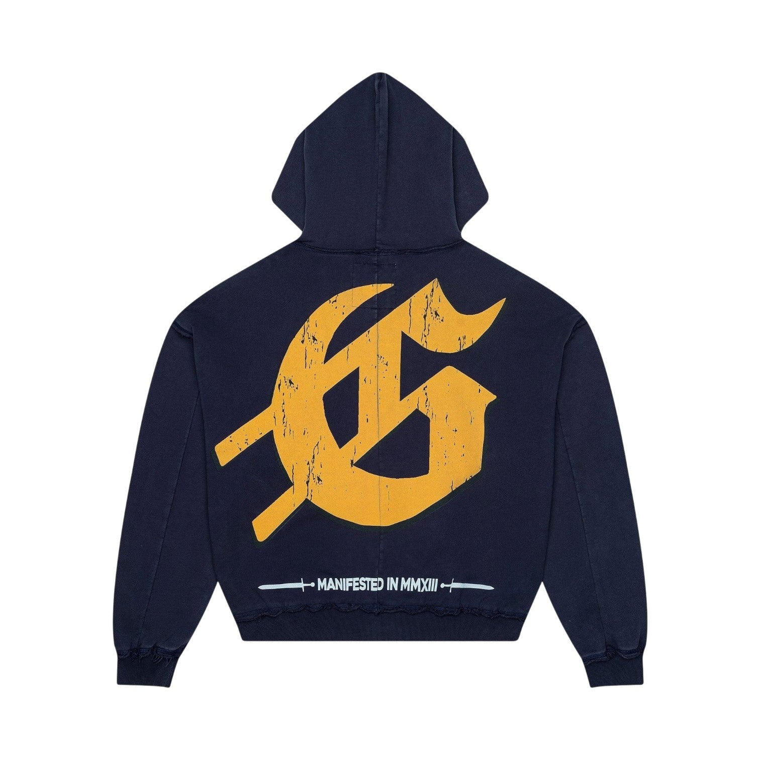 Godspeed 'Chrome Liberty' Navy Wash Zip Up Hoodie