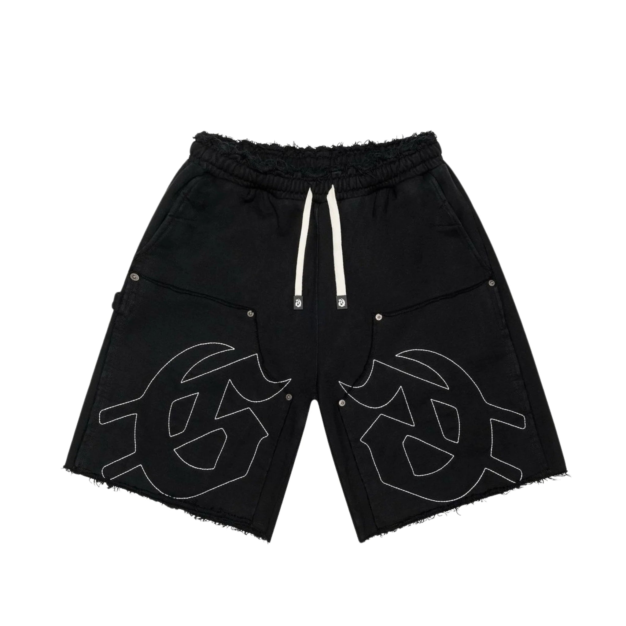 Godspeed 'Distressed Carpenter' Black Shorts