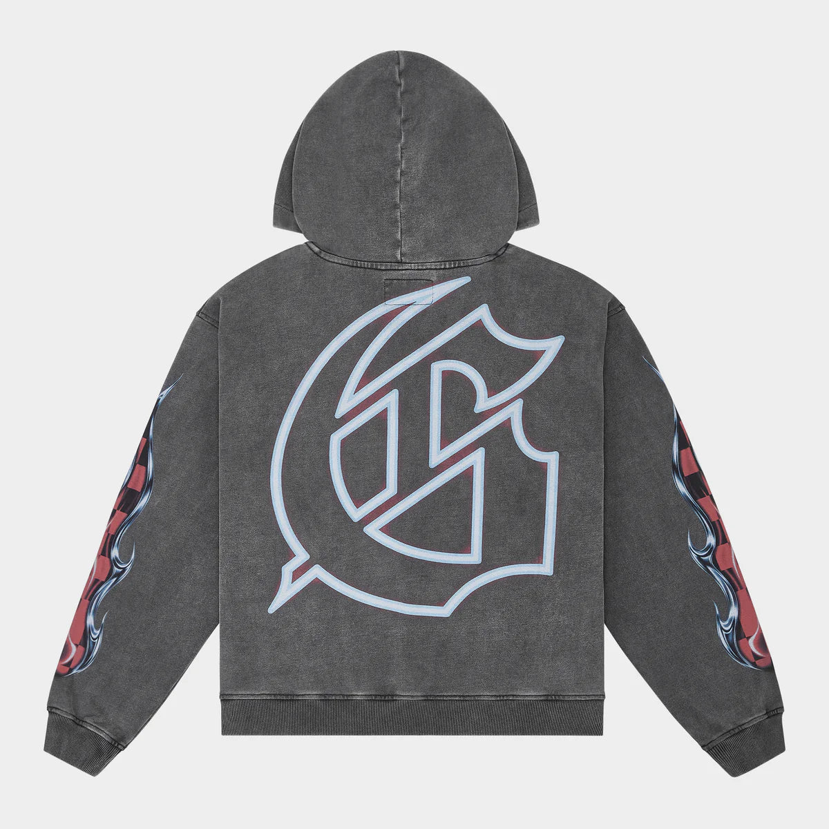 Godspeed 'Drive In' Grey Wash Hoodie