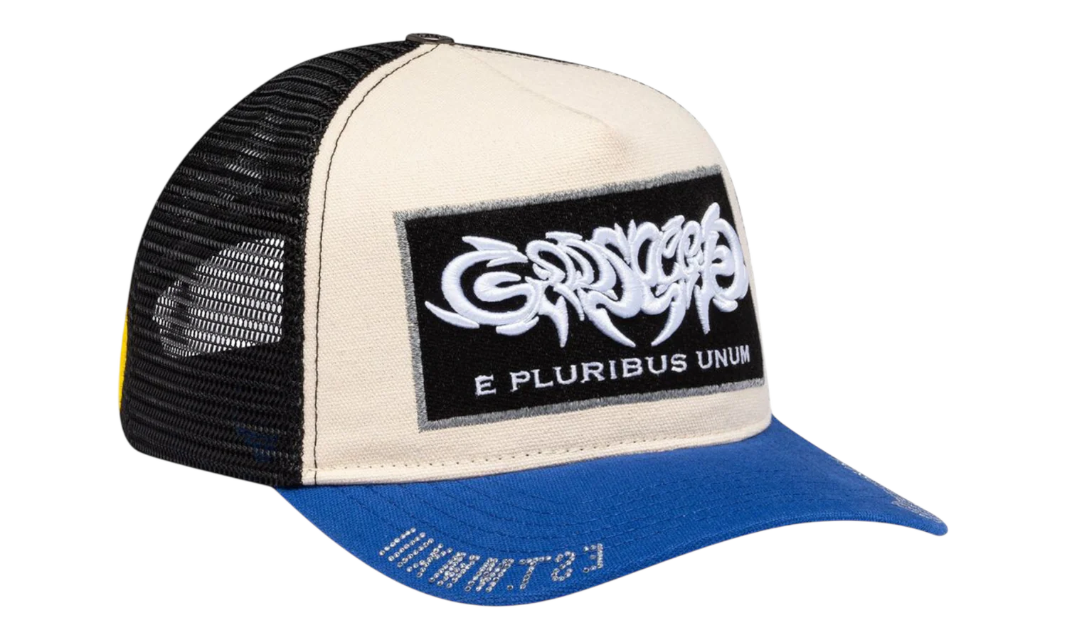 Godspeed 'E Pluribus' White & Blue Trucker Hat