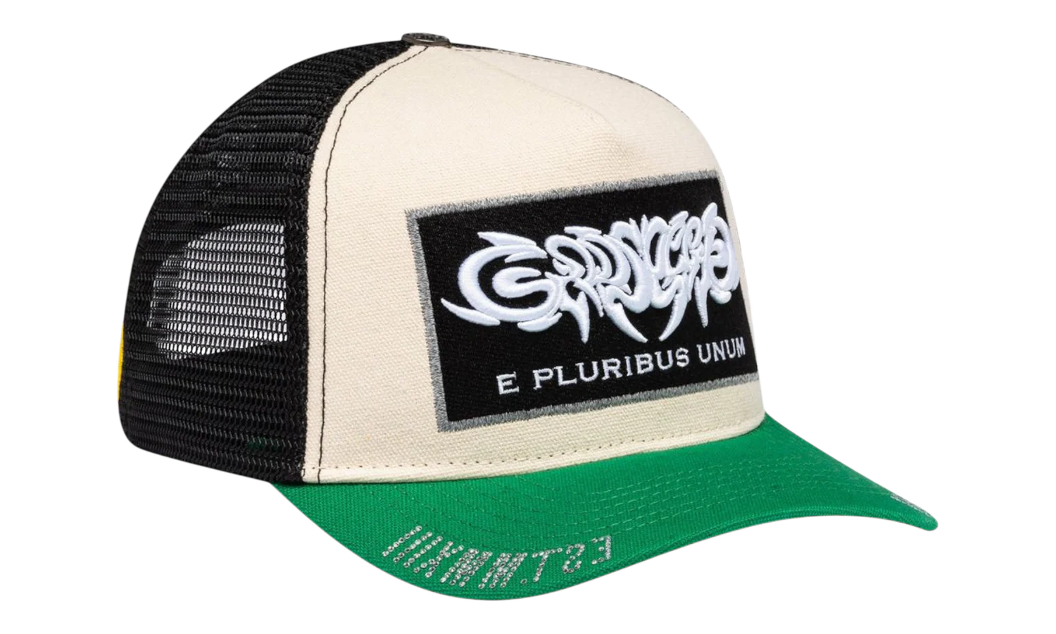 Godspeed 'E Pluribus' White & Green Trucker Hat