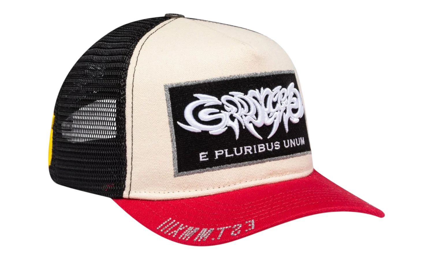 Godspeed 'E Pluribus' White & Red Trucker Hat