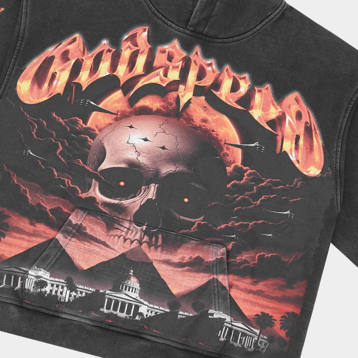Godspeed 'Echoes of Empire' Black Wash Hoodie