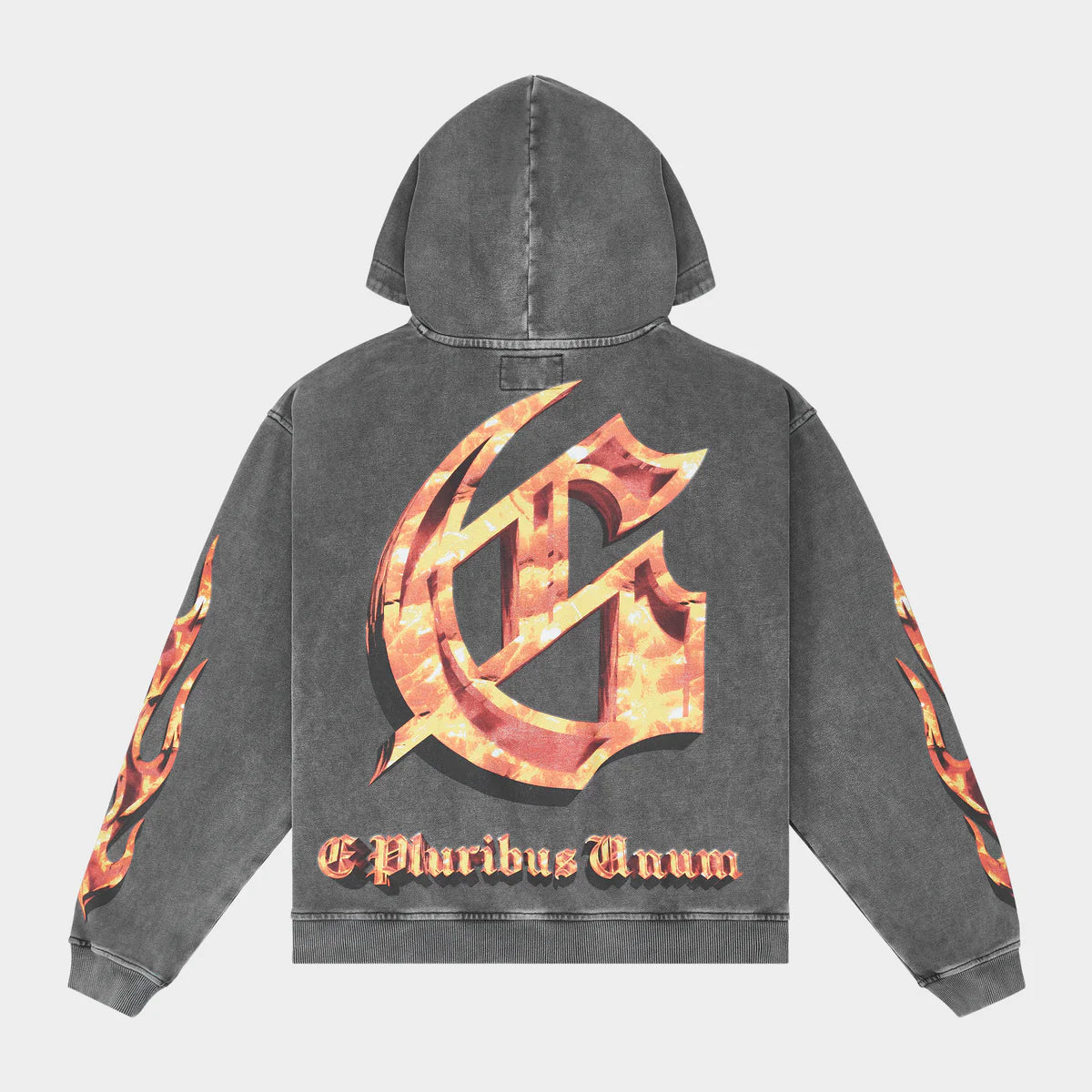 Godspeed 'Echoes of Empire' Grey Wash Hoodie