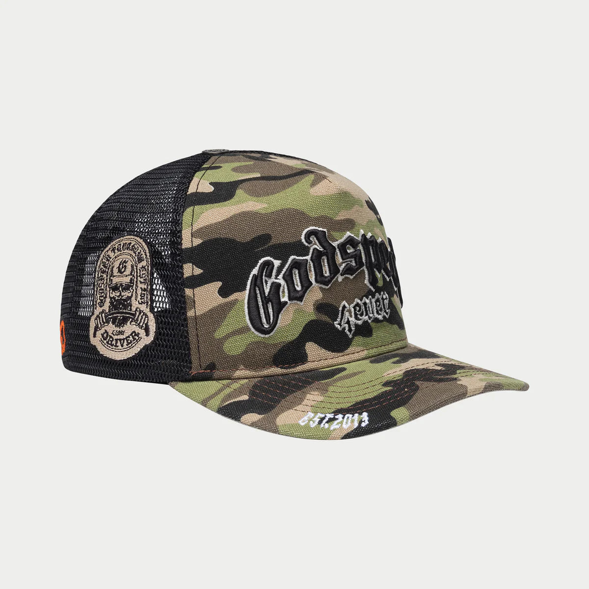 Godspeed 'Forever BOOM' Camo Trucker Hat