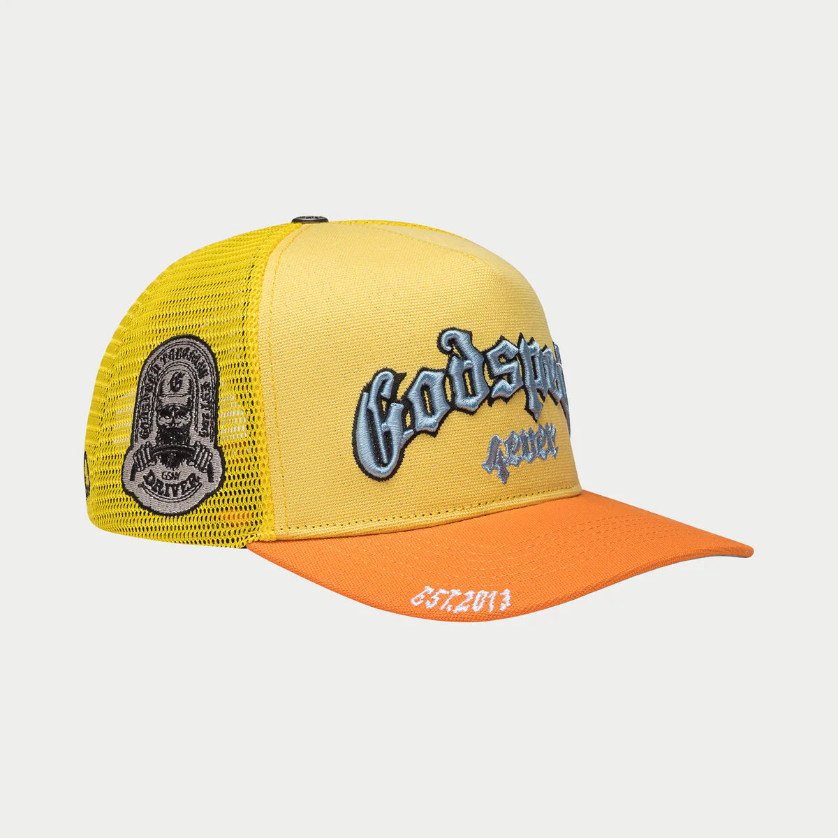 Godspeed 'Forever BOOM' Yellow & Orange Trucker Hat