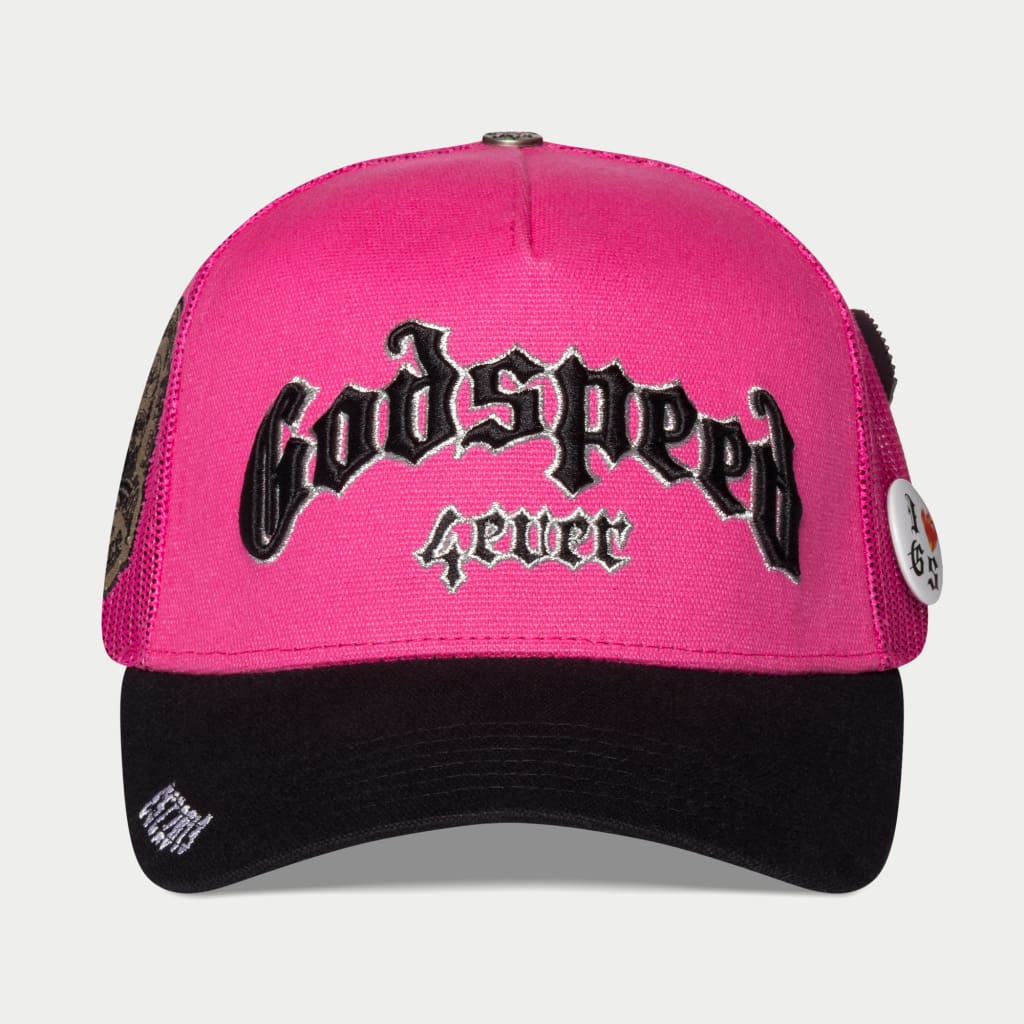 Godspeed 'Forever Trucker Boom' Pink & Black Trucker Hat