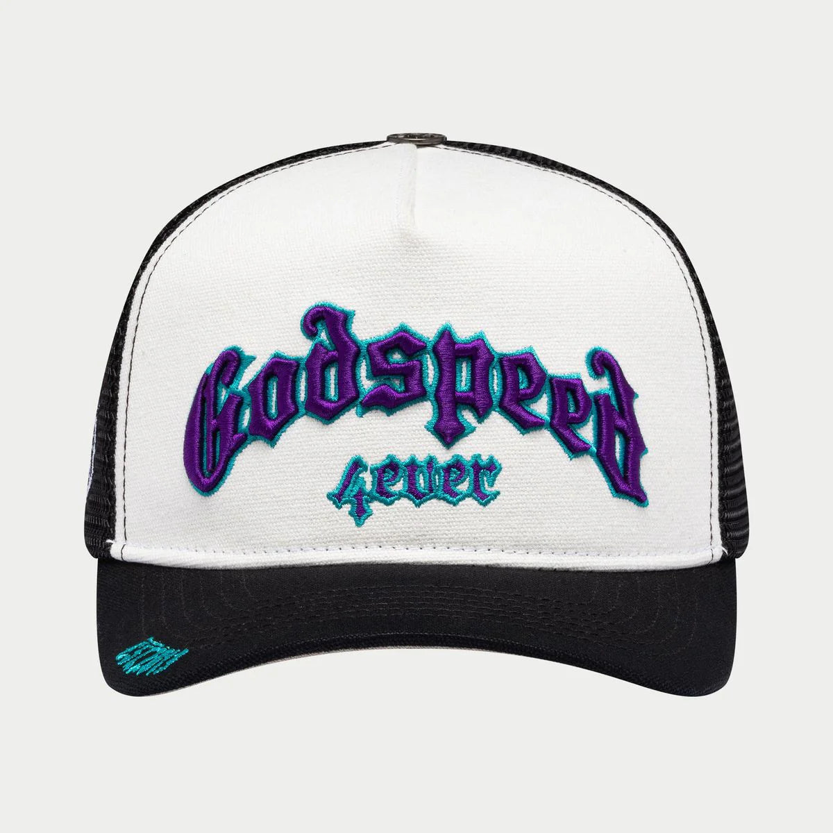 Godspeed 'Forever Trucker Boom' Teal & Purple Trucker Hat