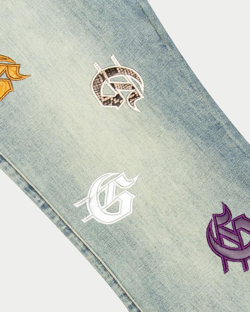 Godspeed 'Infinity Denim' Blue & Multicolor Wash Jeans