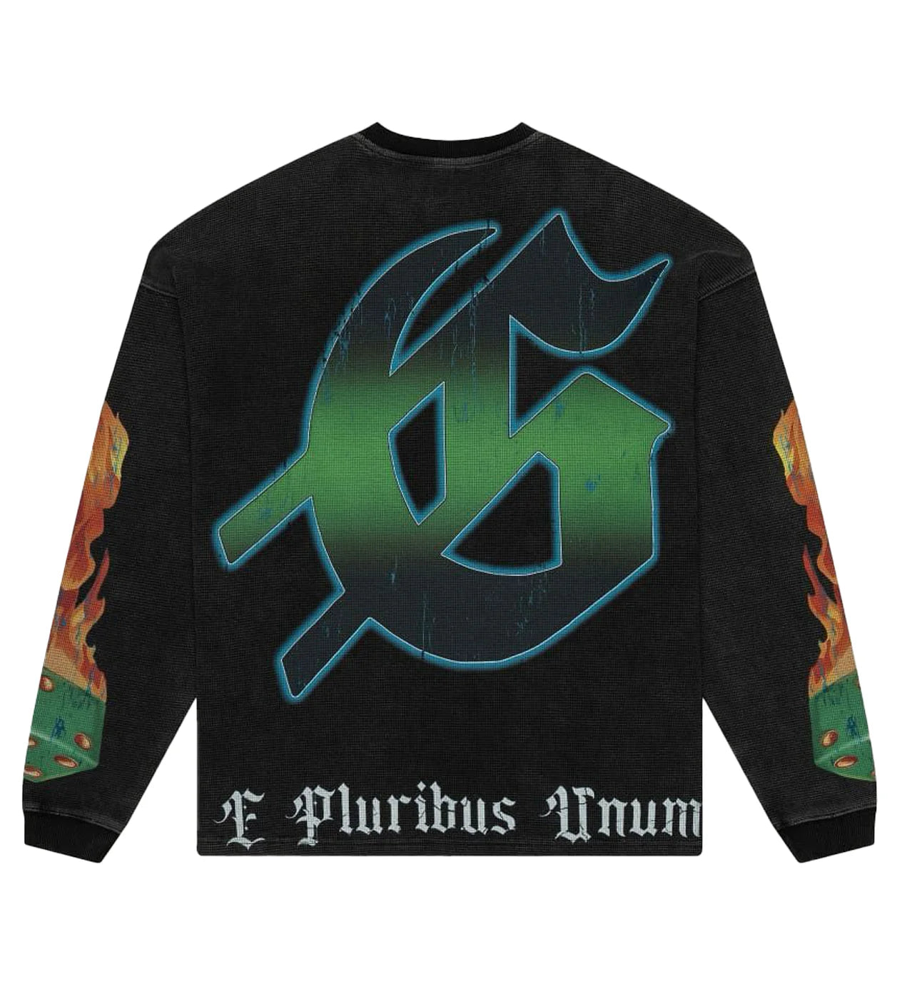 Godspeed 'L-A-G' Black Wash Thermal Tee