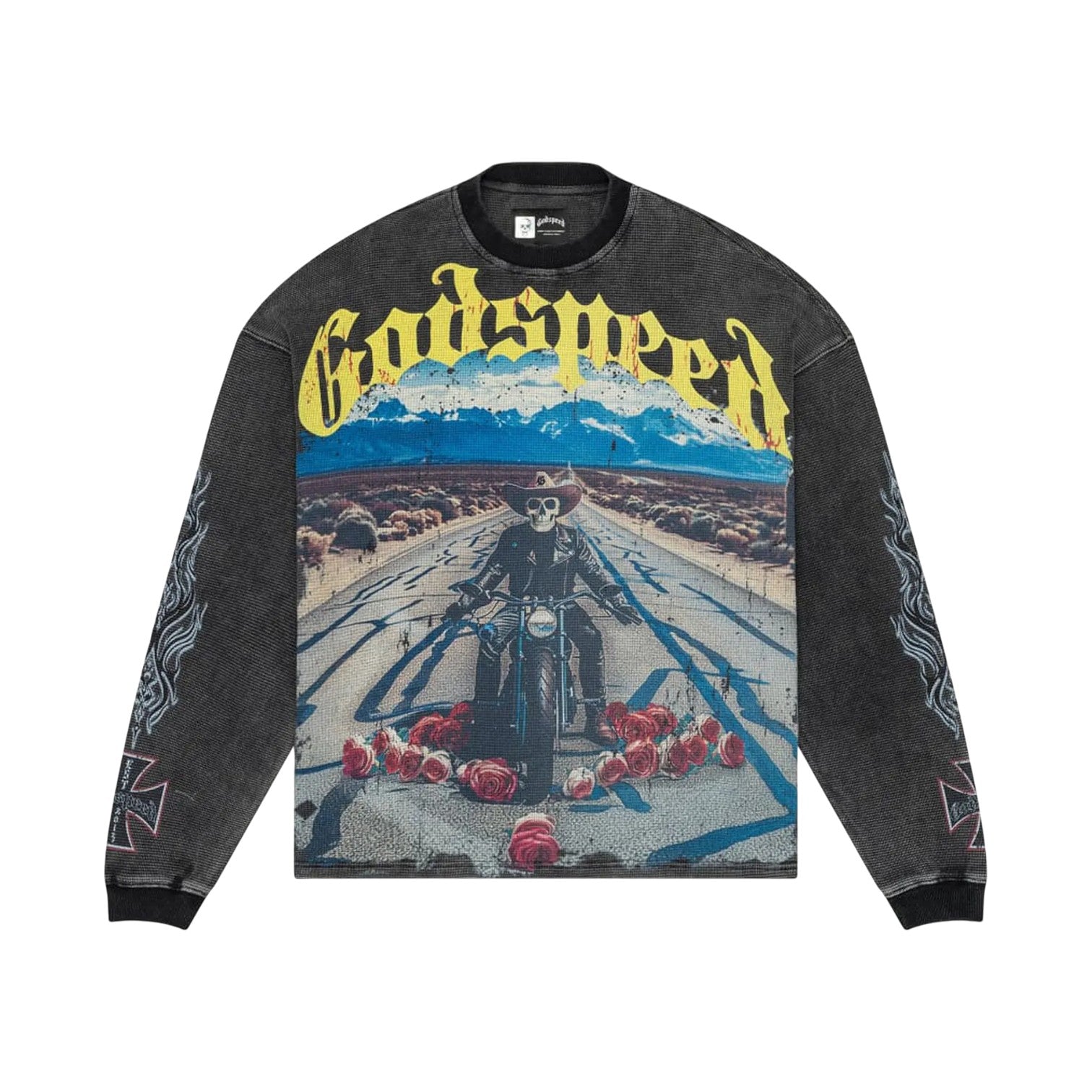 Godspeed 'Long Lonely Road' Grey Wash LS Thermal