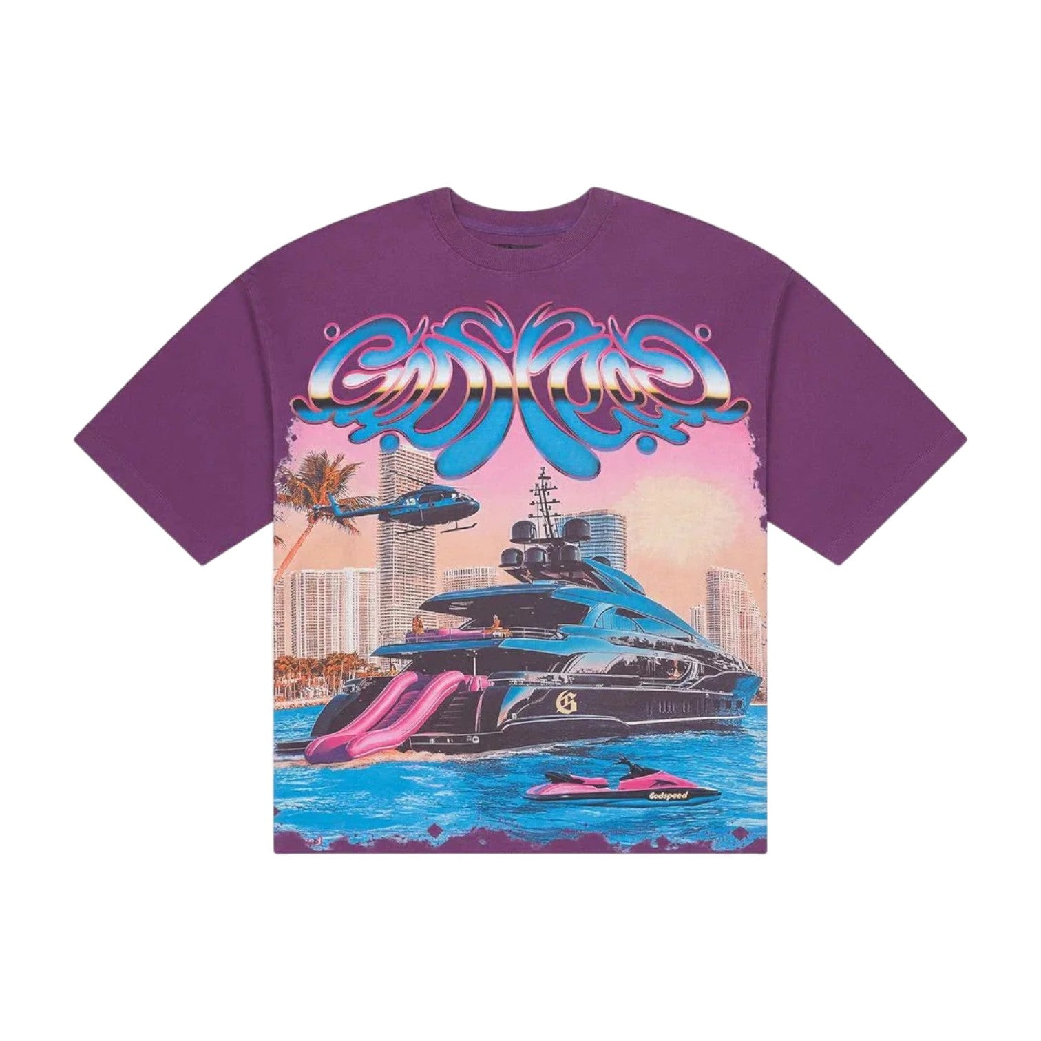Godspeed 'Memento Vivere' Purple Tee