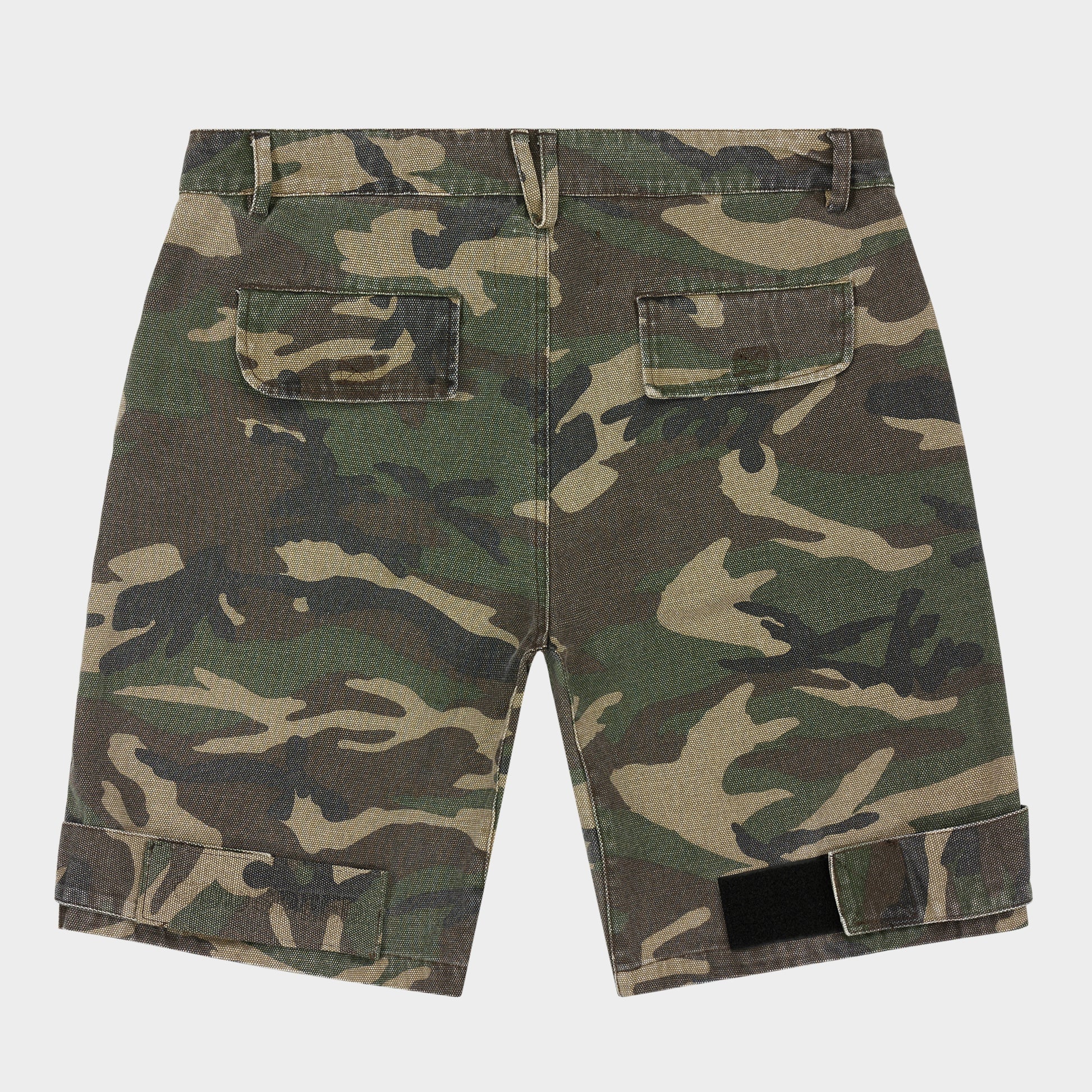 Godspeed 'Militia Cargo V2' Green Camo Shorts