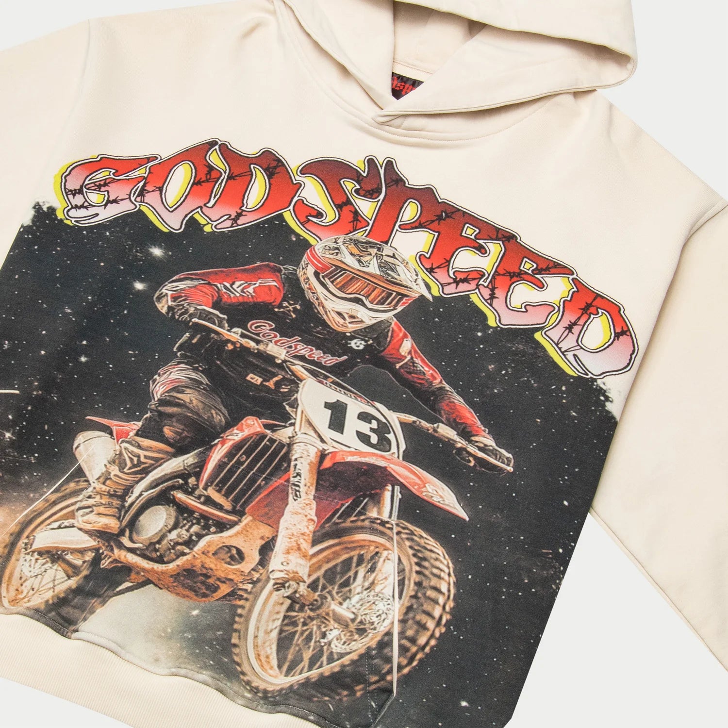 Godspeed 'Motorcross' Bone Hoodie