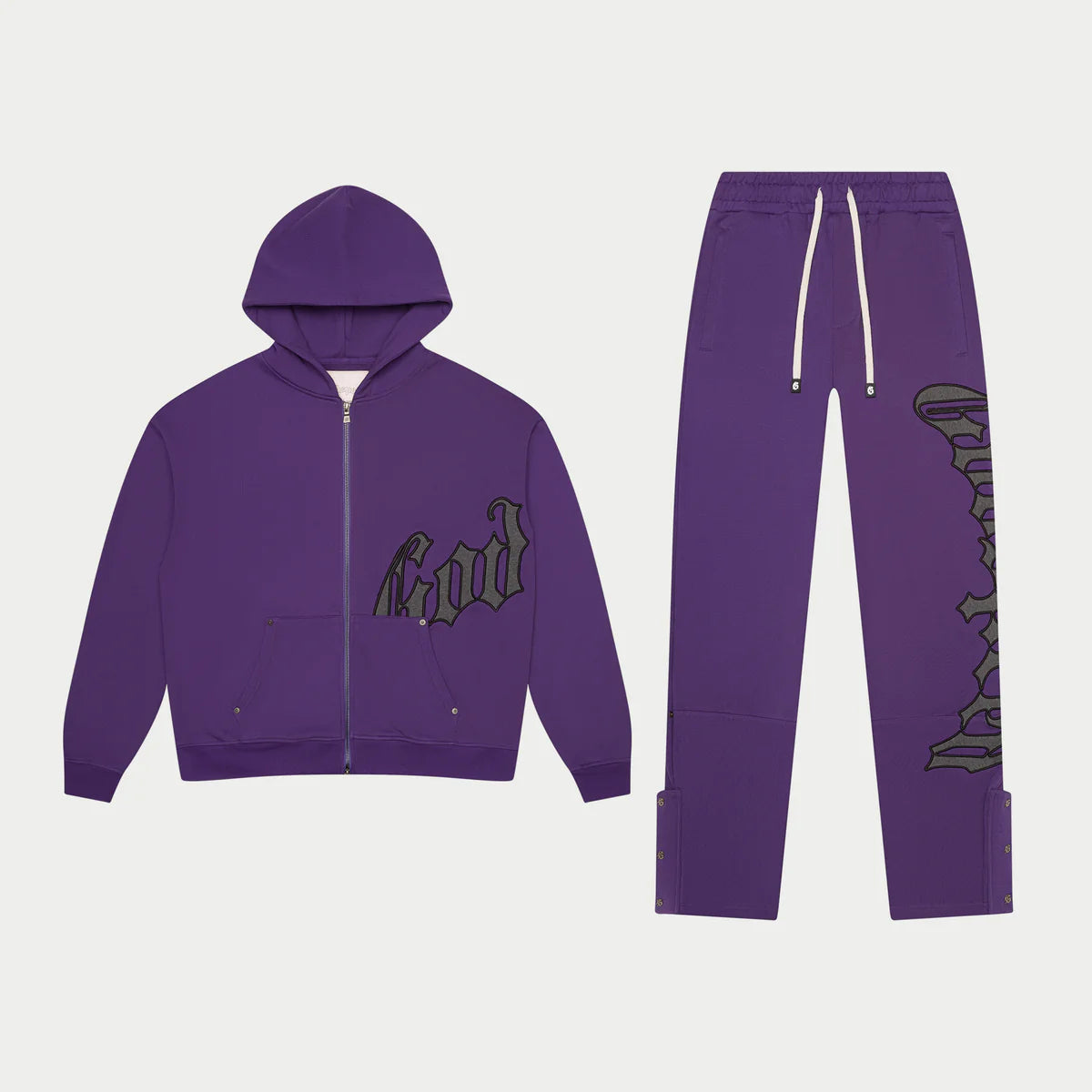 Godspeed 'OG Logo' Purple & Grey Hoodie
