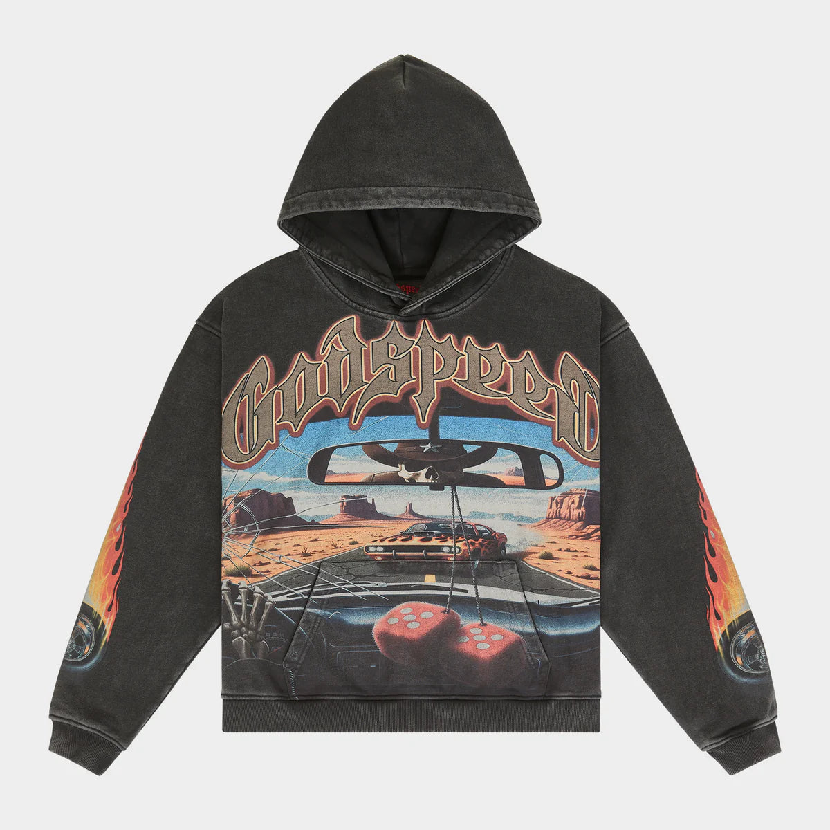 Godspeed 'On The Run II' Black Wash Hoodie