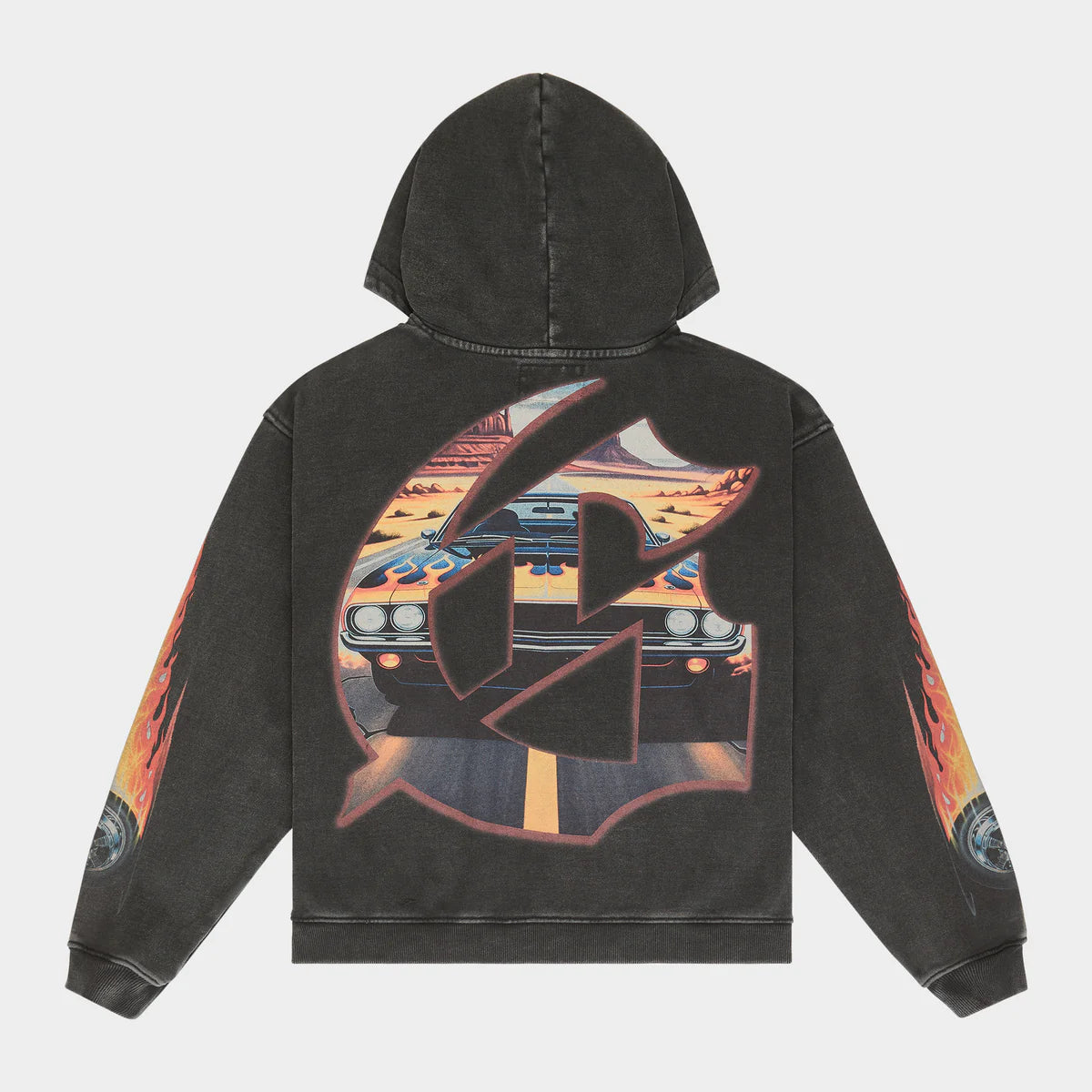 Godspeed 'On The Run II' Black Wash Hoodie