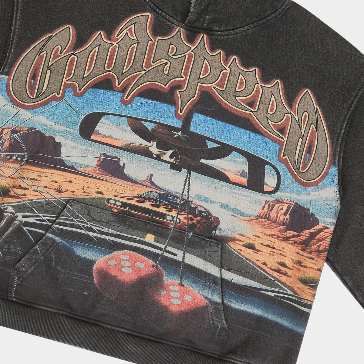 Godspeed 'On The Run II' Black Wash Hoodie