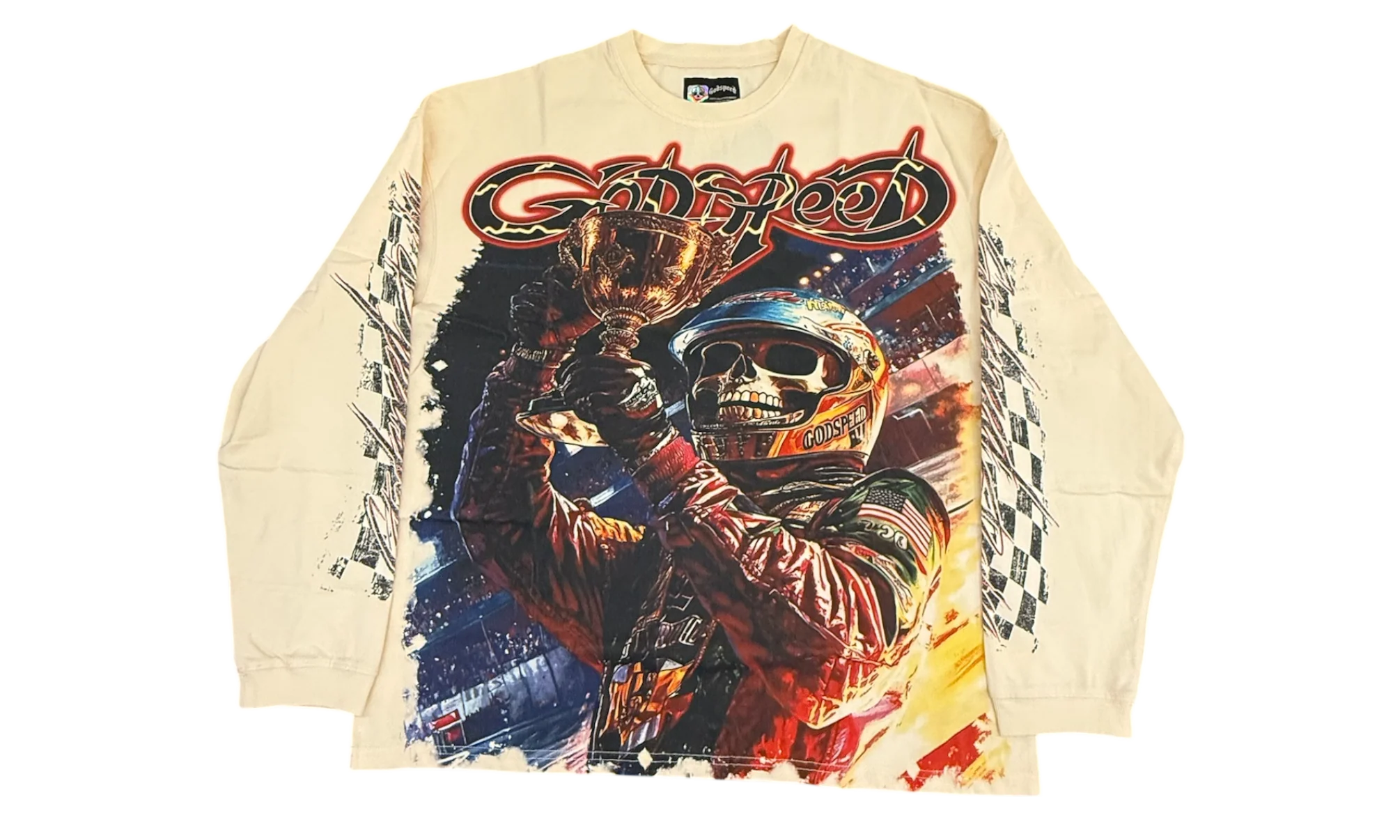 Godspeed 'Podium Dreams' Bone LS Tee