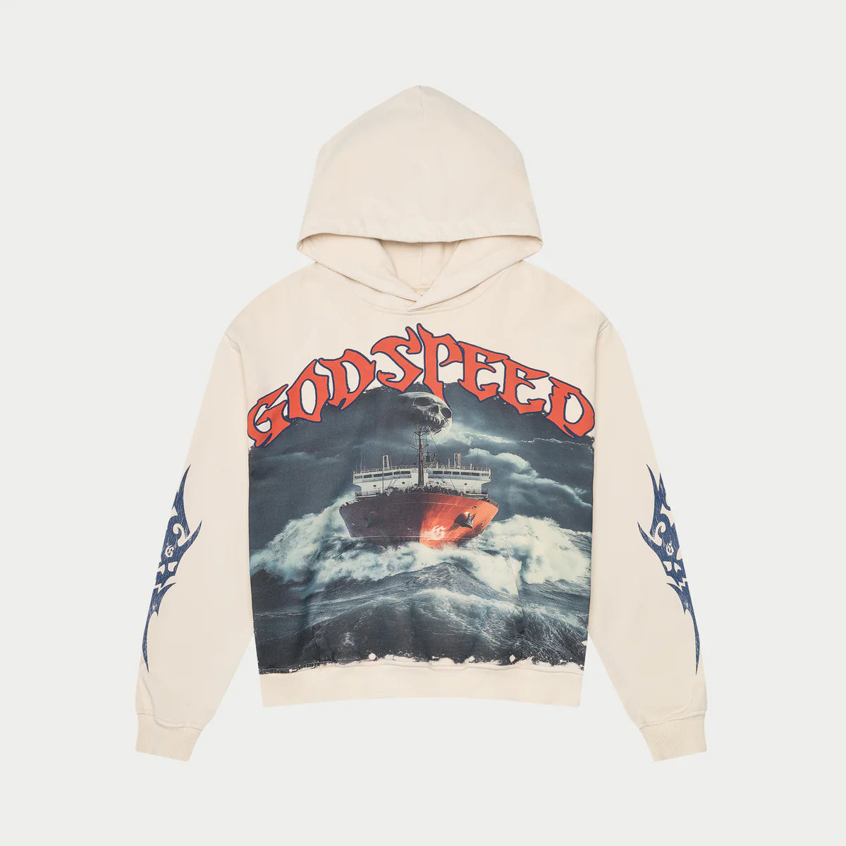 Godspeed 'Sea sick' Bone Hoodie