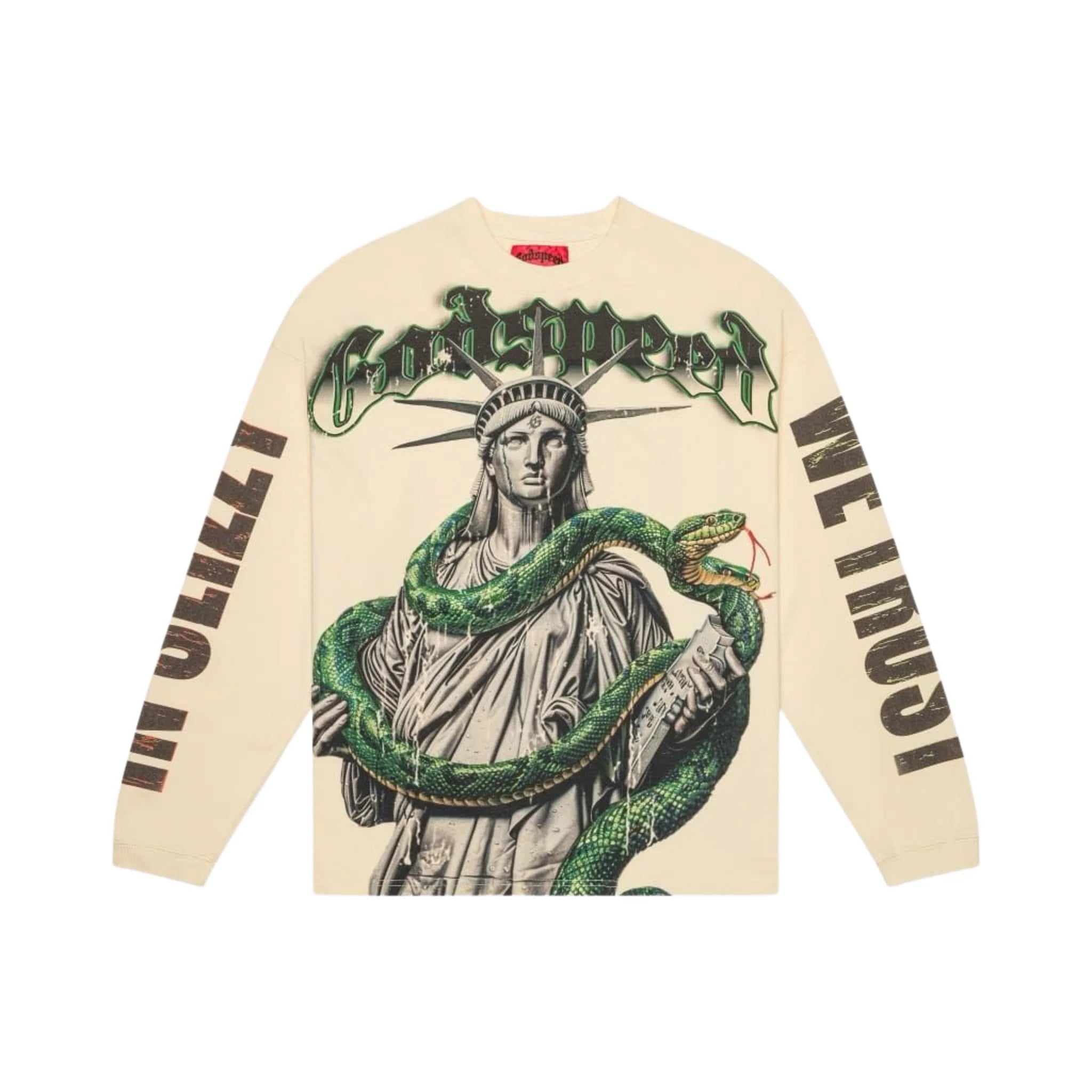 Godspeed 'Top 5 Slizzy BOOM' Bone LS Tee