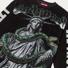 Godspeed 'Top 5 Slizzy BOOM' Black Wash LS Tee