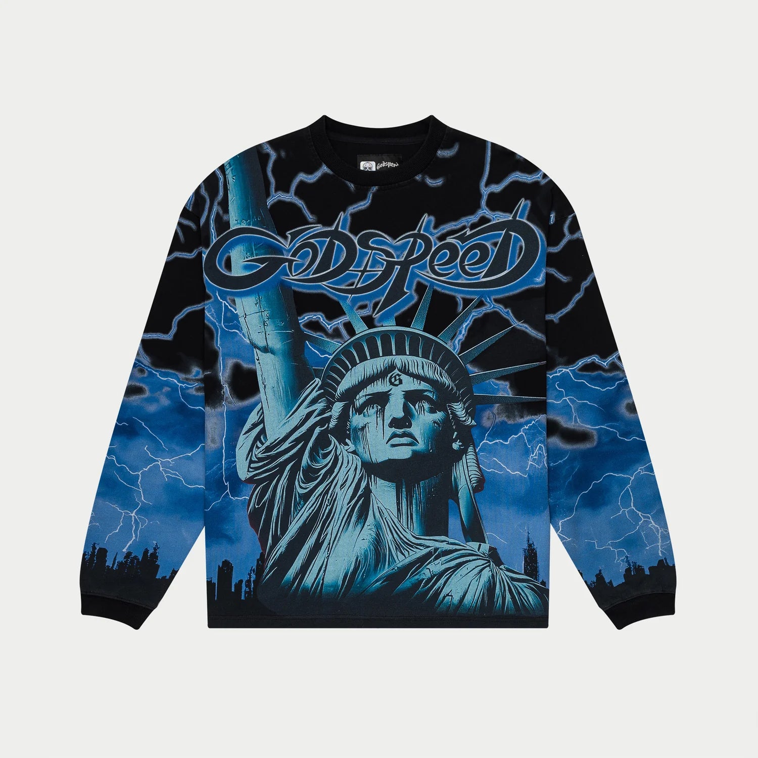 Godspeed 'Voltage' Blue LS Tee