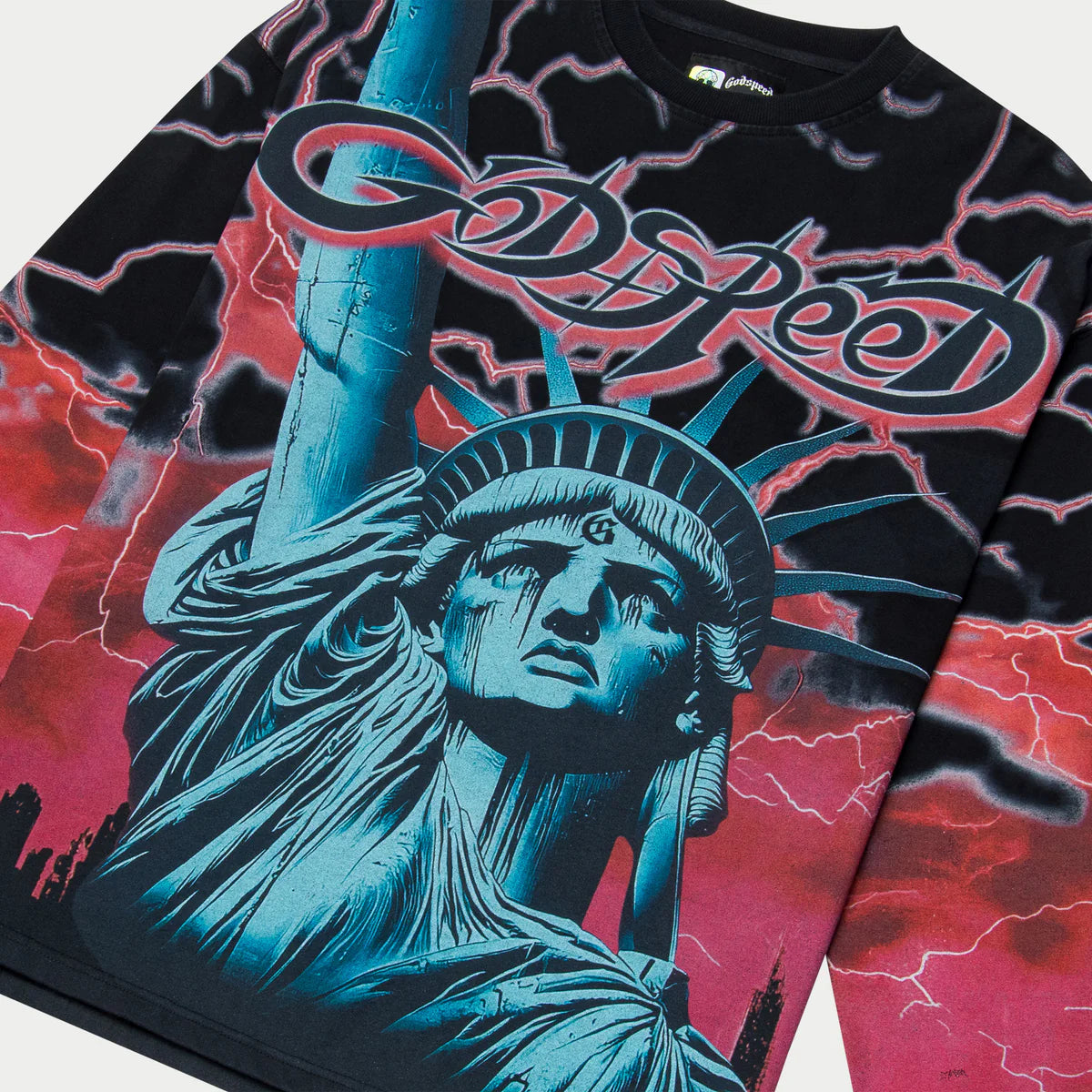 Godspeed 'Voltage' Red LS Tee