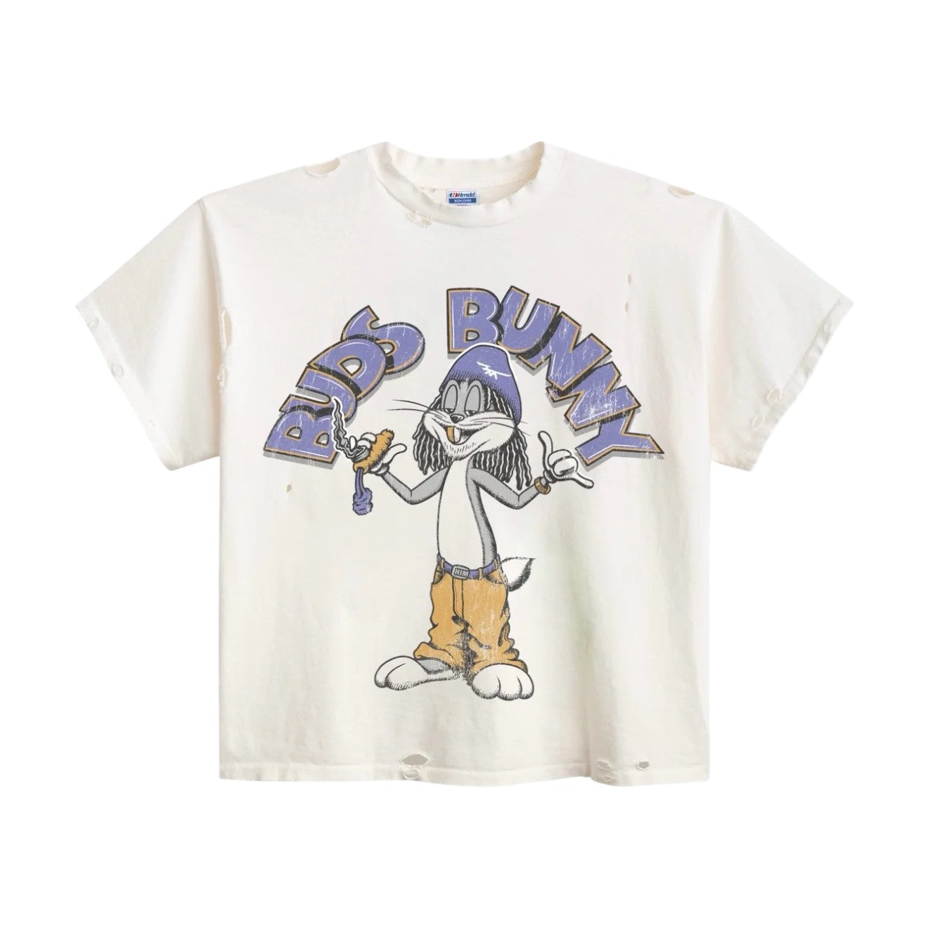 HMDD 'Buds Bunny' White Tee
