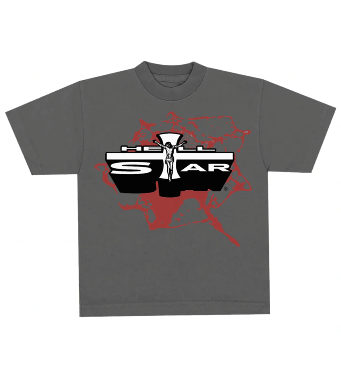 Hellstar Tee Jesus Grey