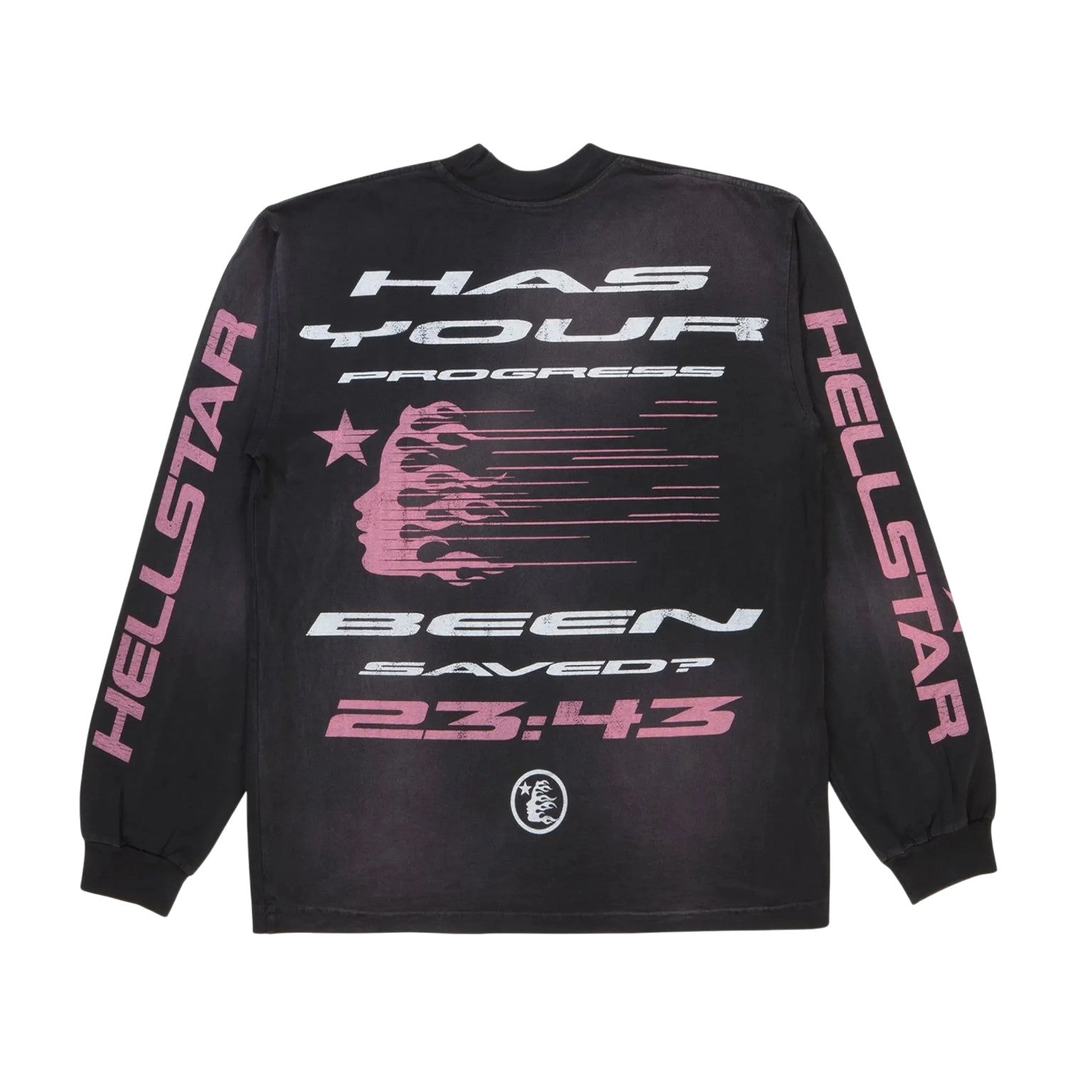 Hellstar 'QR Christ' Black LS Tee