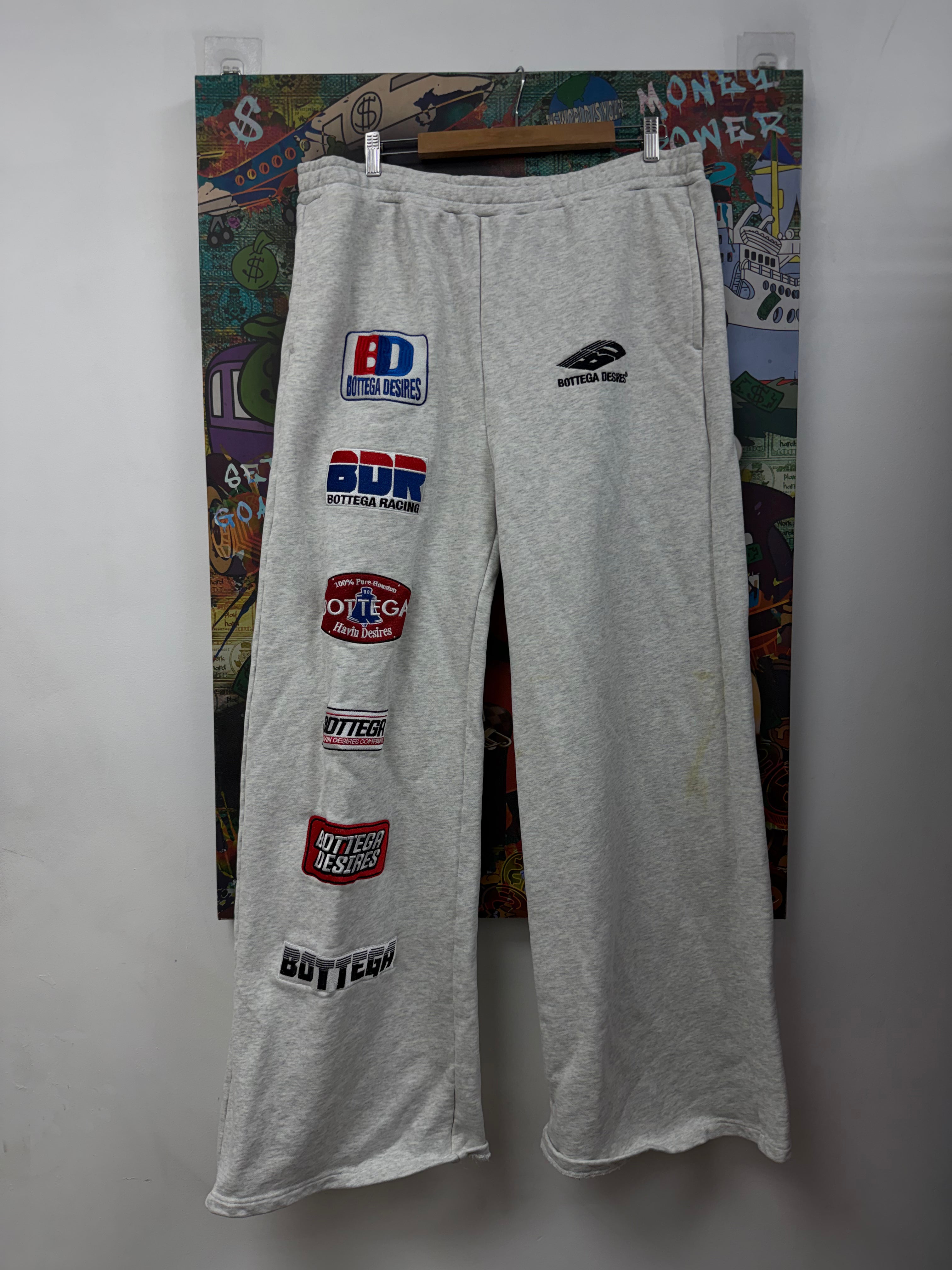 Bottega Desires Grey Patch Sweats