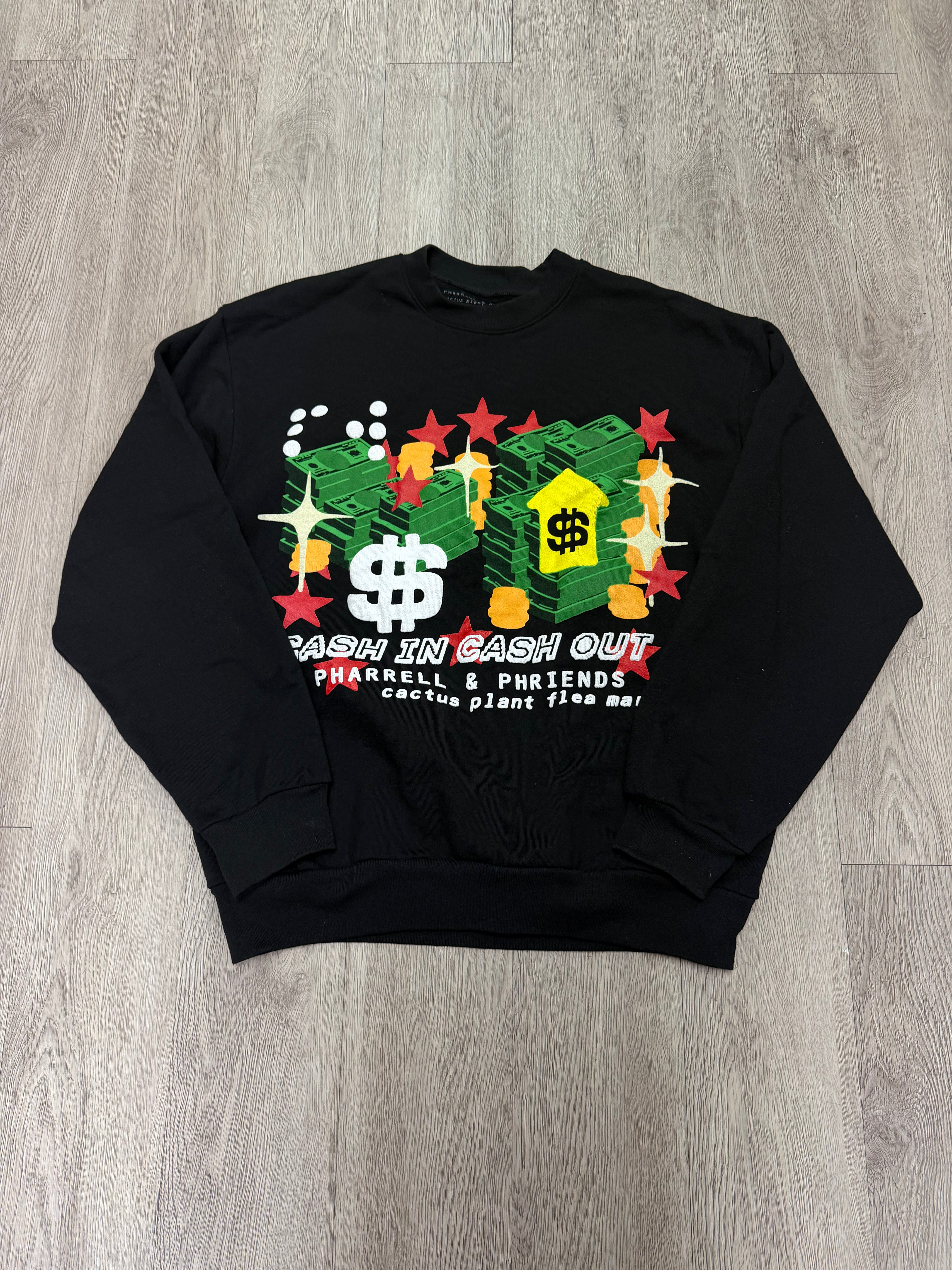 CPFM Black Cash In Cash Out Crewneck