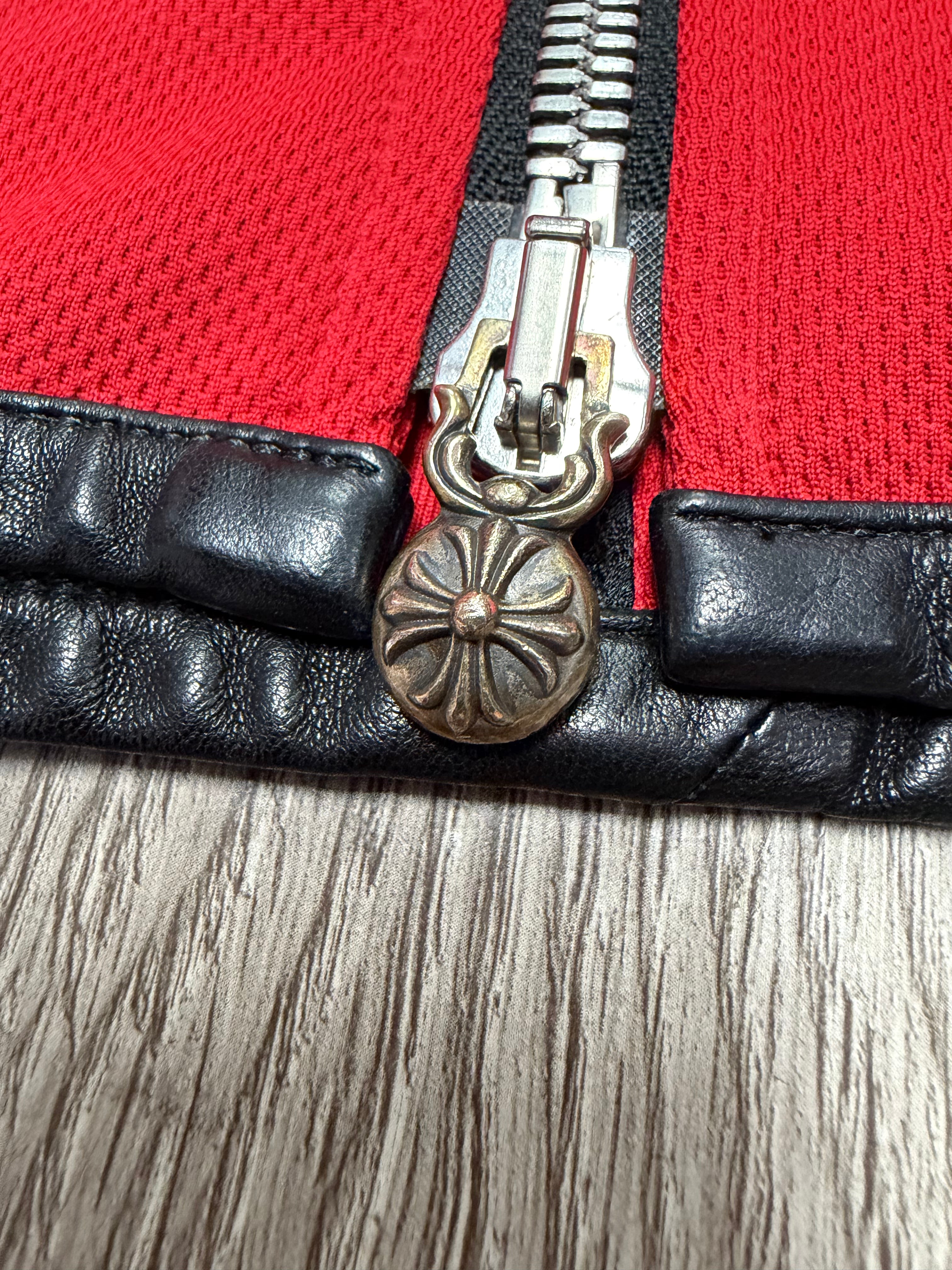 Chrome Hearts Red Horseshoe Track Jacket