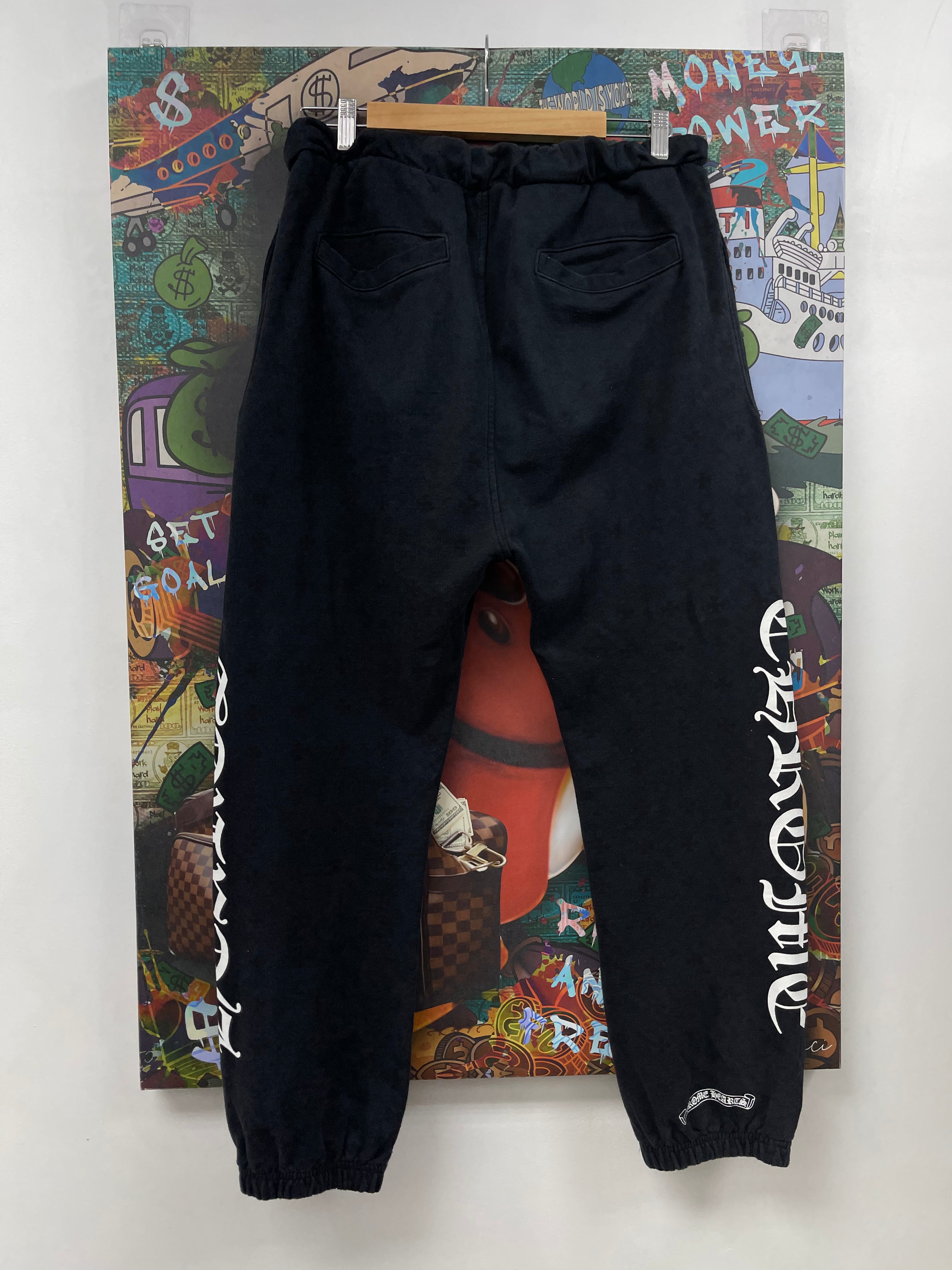 Chrome Hearts Black Plus Monogram Horseshoe Sweats