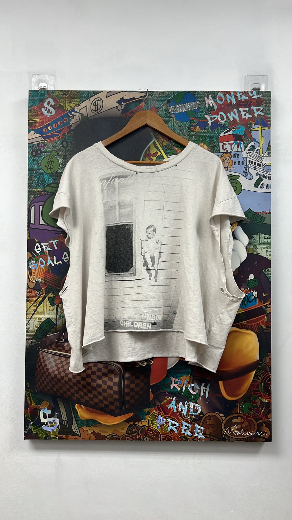 ENFANTS RICHES DÉPRIMÉS White Garden Of Unborn Sleeveless Tee