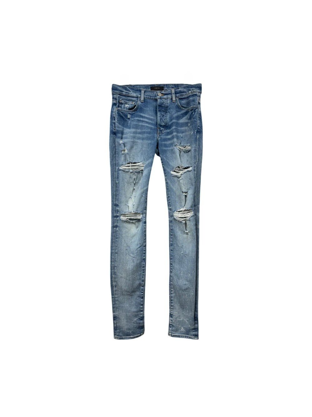 Amiri Plain Thrasher Light Wash Jeans