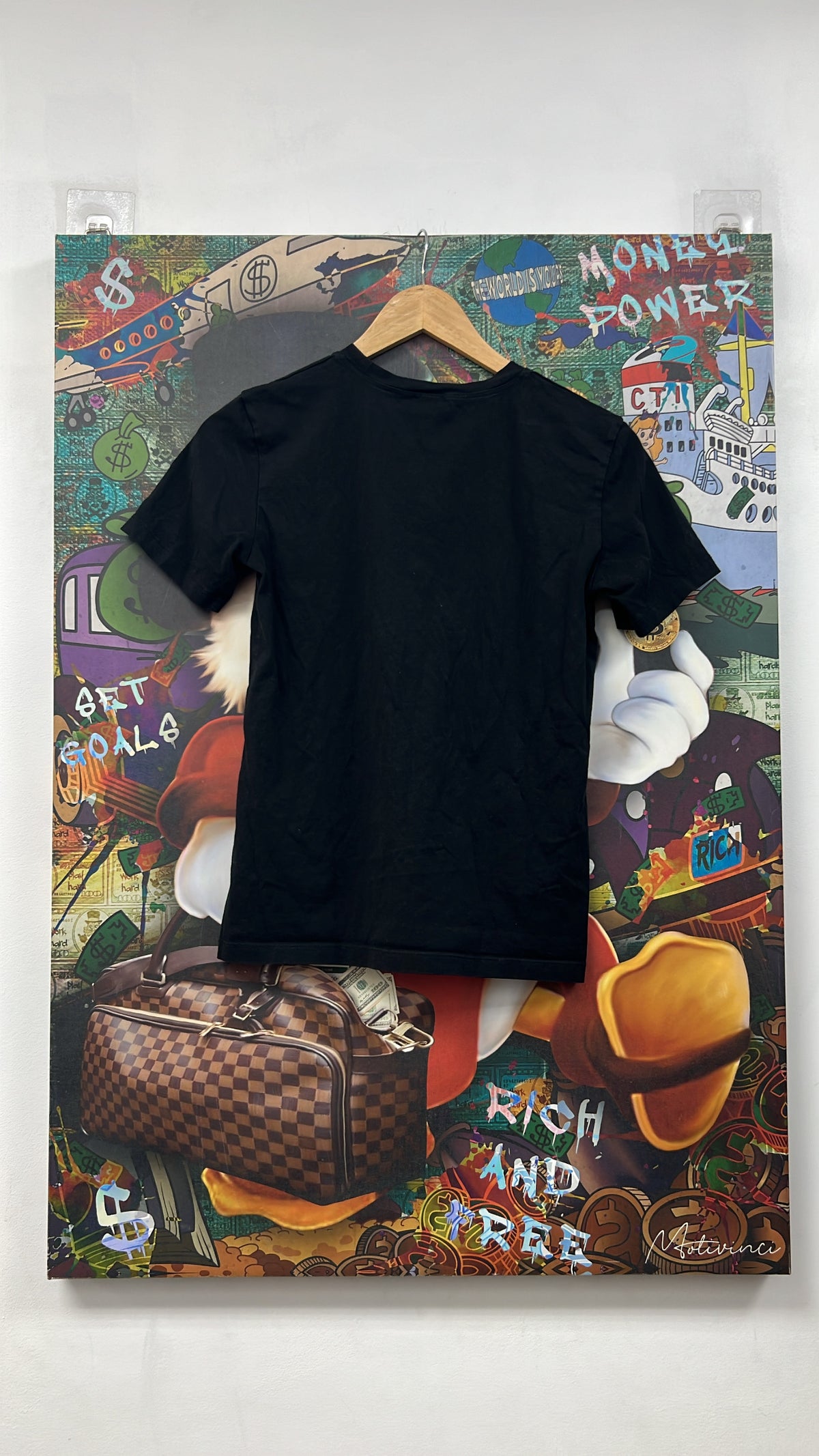 Chanel Black Rhinestone (Women's) Tee