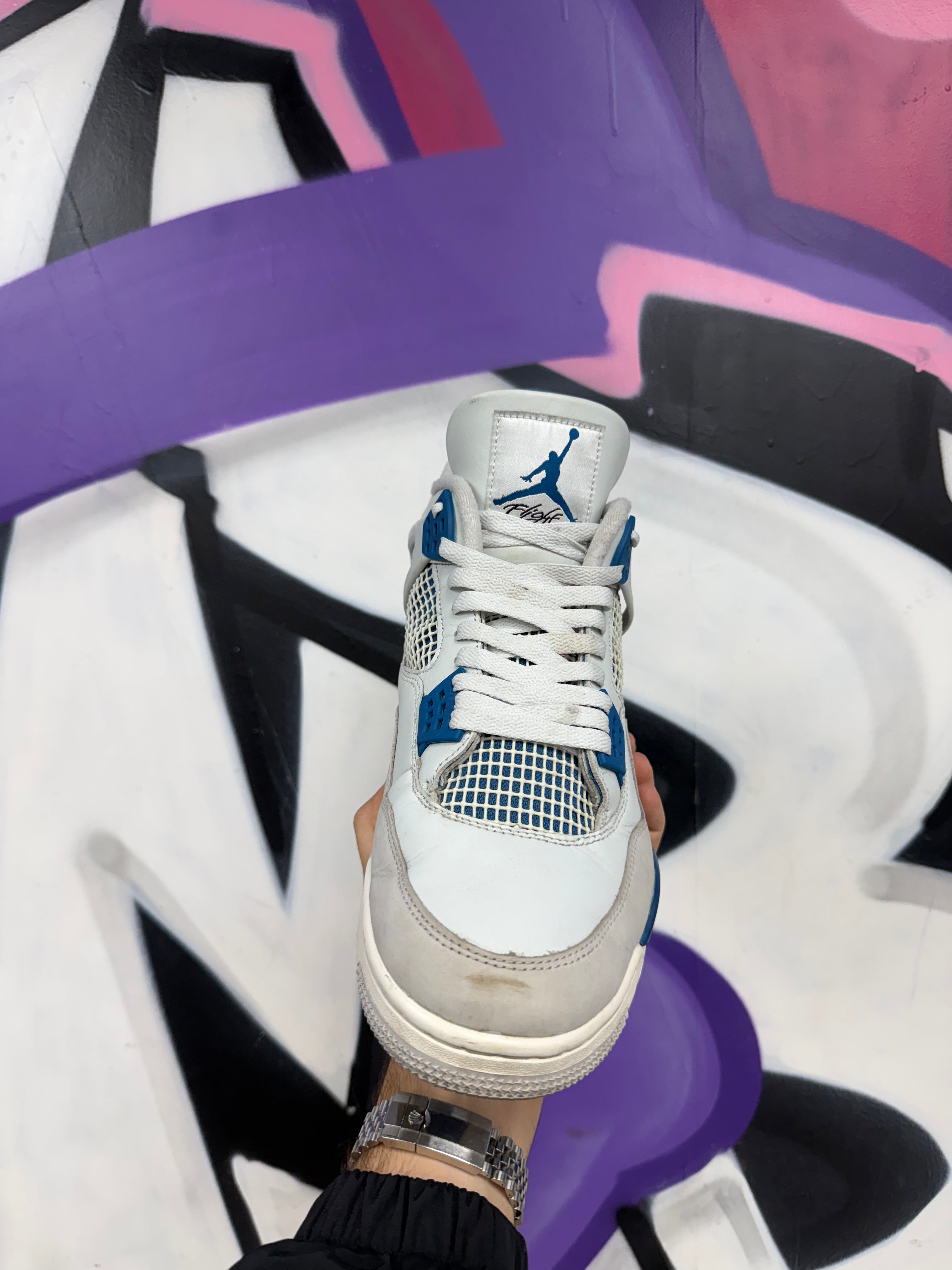 Jordan 4 Military Blue Sneakers